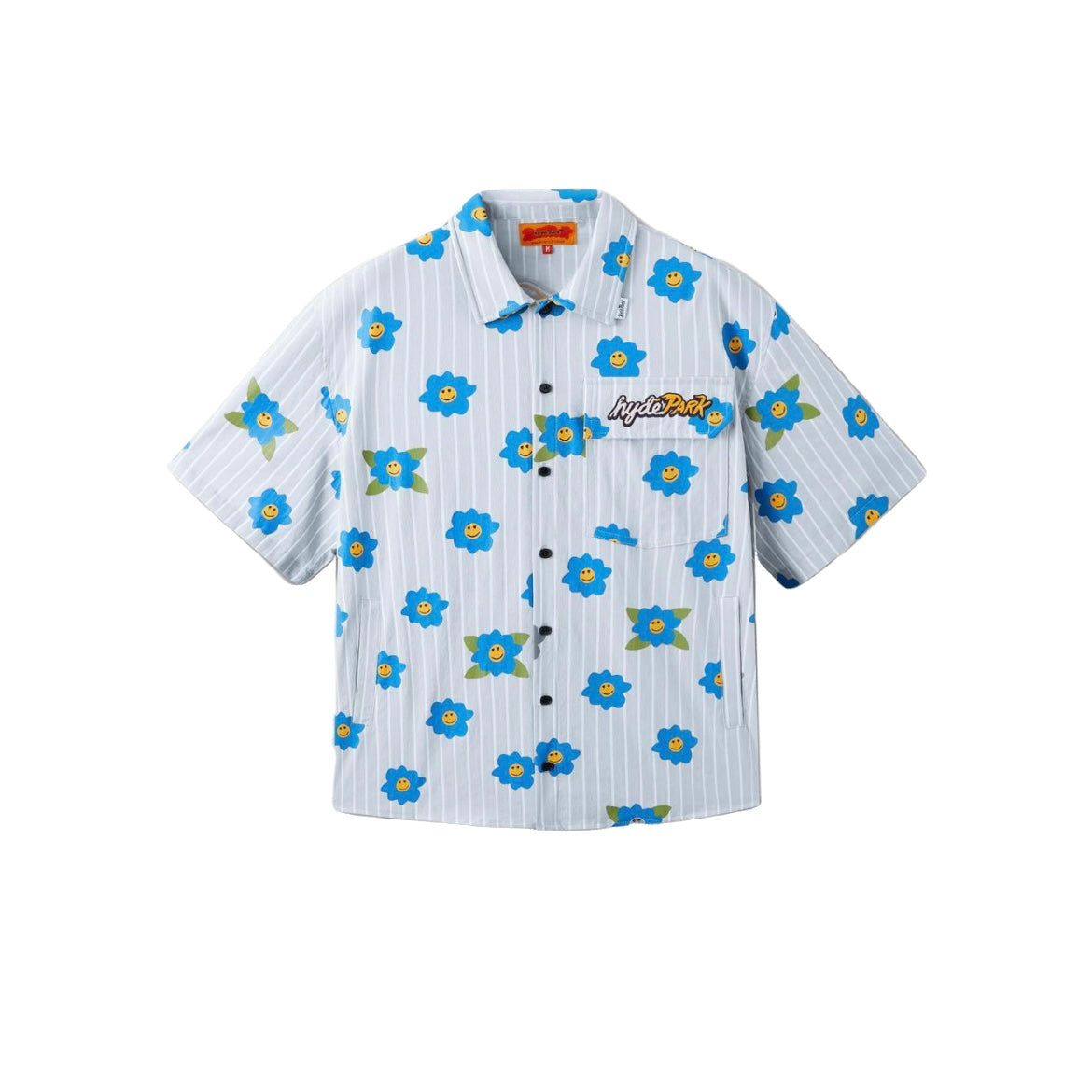 HYDE PARK THE WEEKEND BLENDER BUTTON UP SHIRT BLUE LEMON