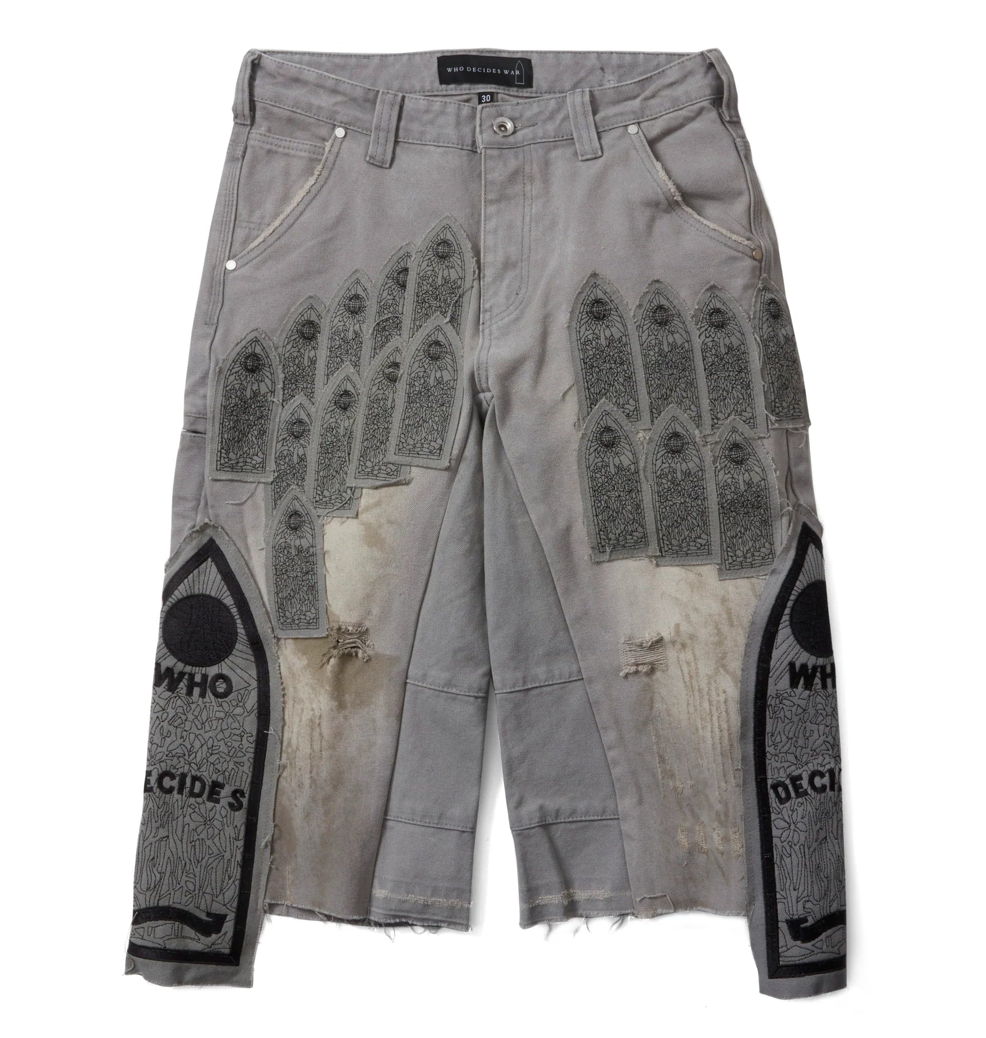 WHO DECIDES WAR PATCH ARCHED CARPENTER SHORT