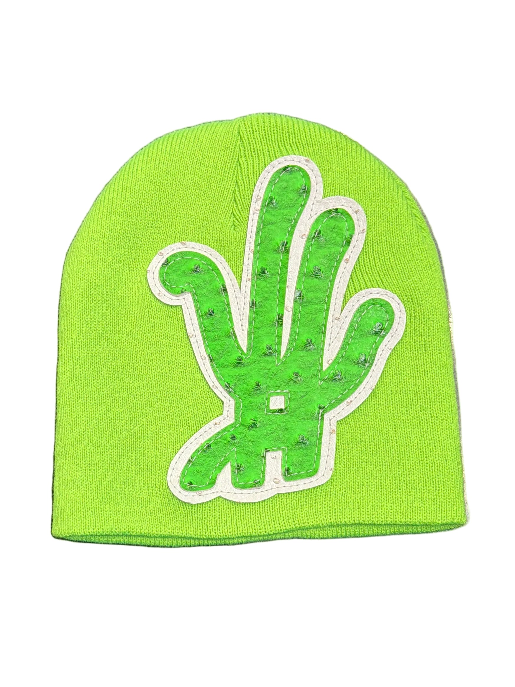 YKWYK CROC BEANIE GREEN