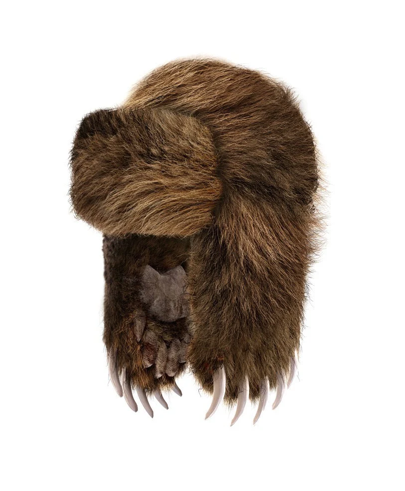 Bravest Studios Bear Claw Hat Brown