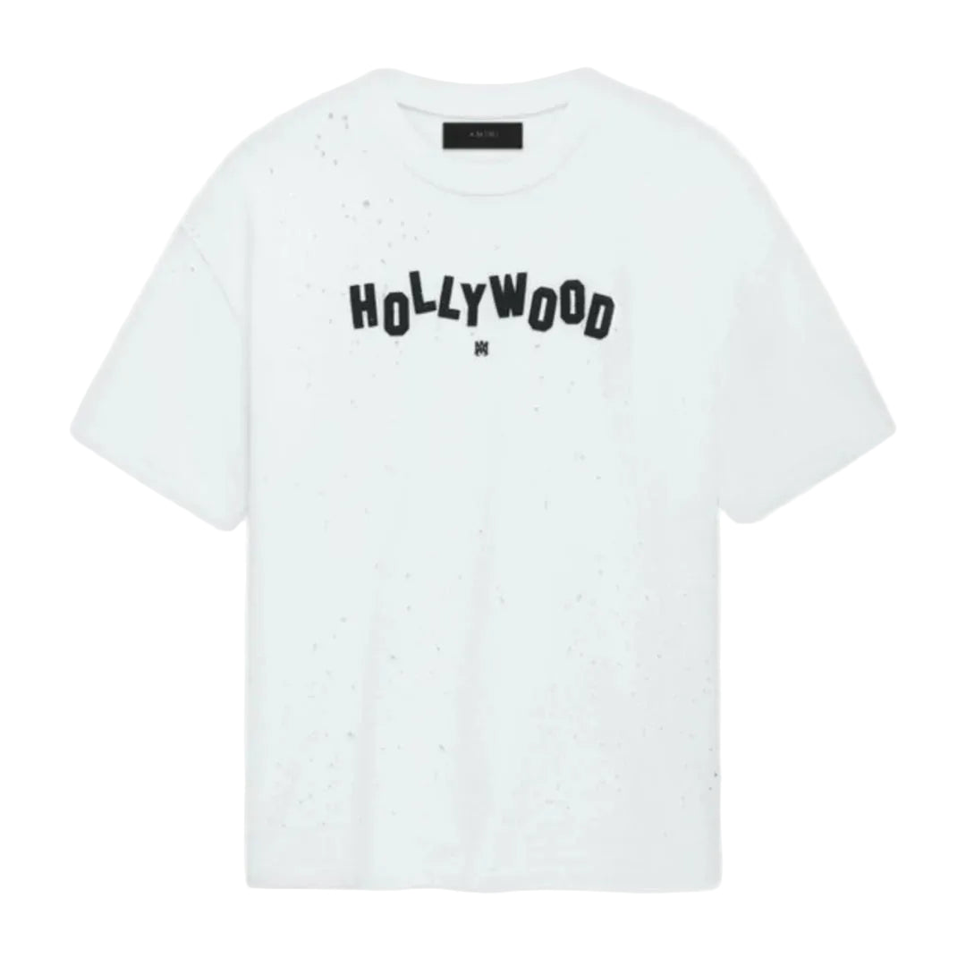 AMIRI Hollywood Shotgun Oversized Tee White