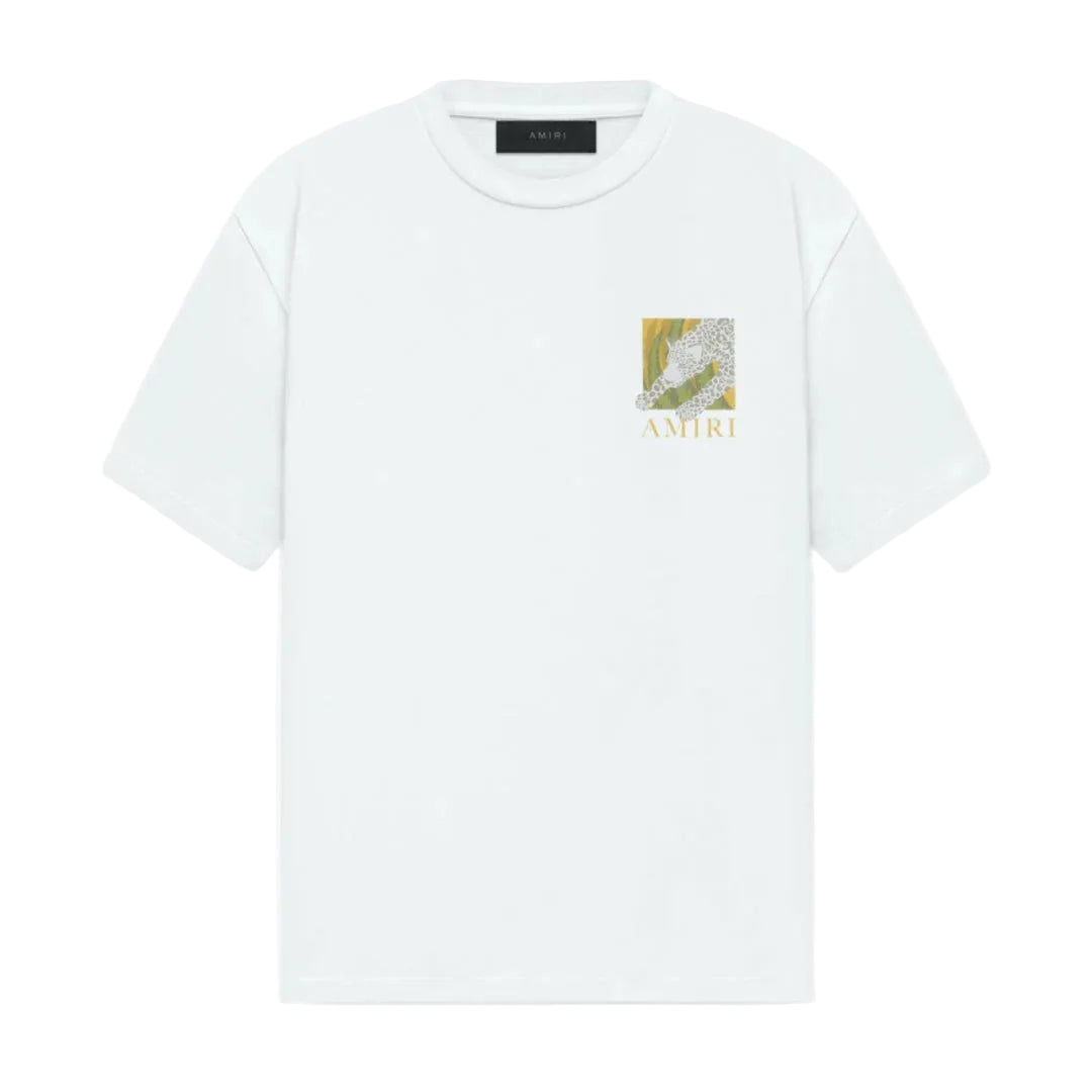 AMIRI Leopard Tee White