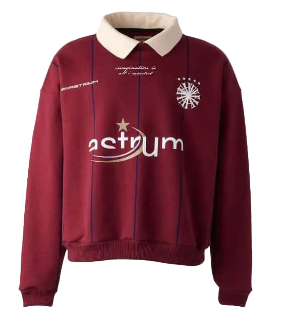 ASTRUM Imagination Football Top Burgundy