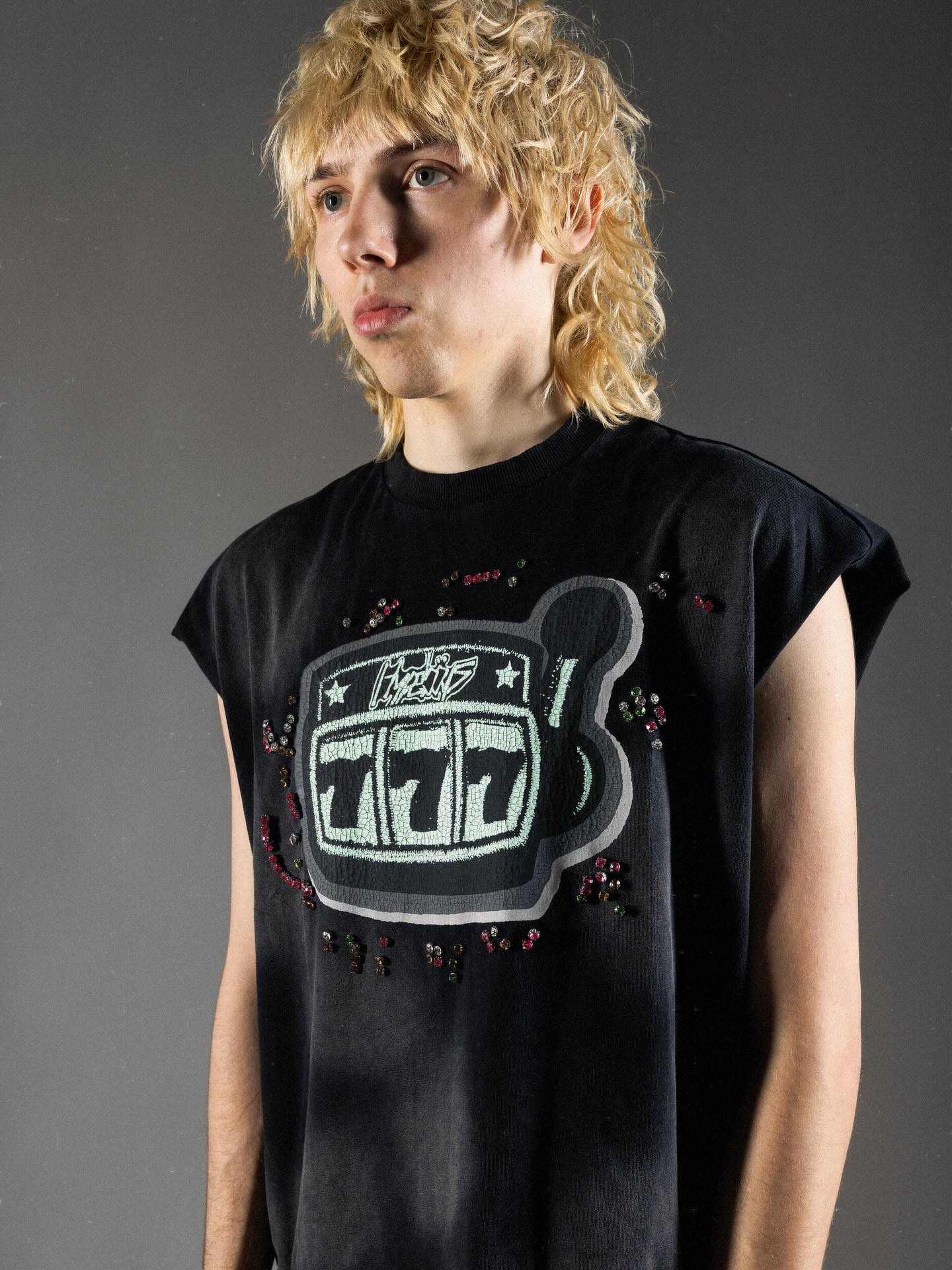 HYPEBOYS 777 SLOTS BLACK JERSEY TANK