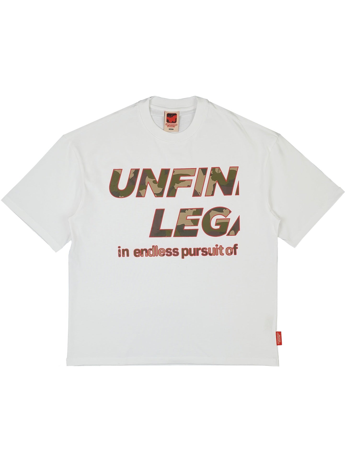 UNFINISHED LEGACY | PURSUIT CAMO WHITE TEE