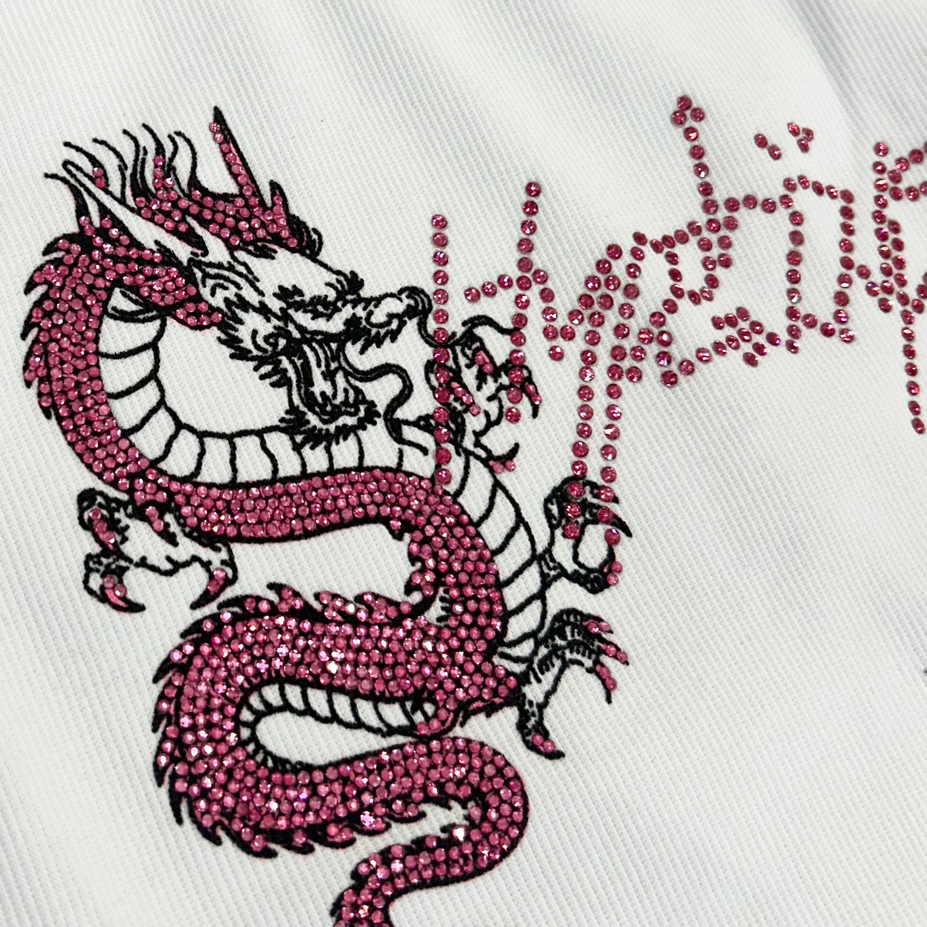 HYPEBOYS CROPPED PINK & WHITE SNAKE TANK WOMEN