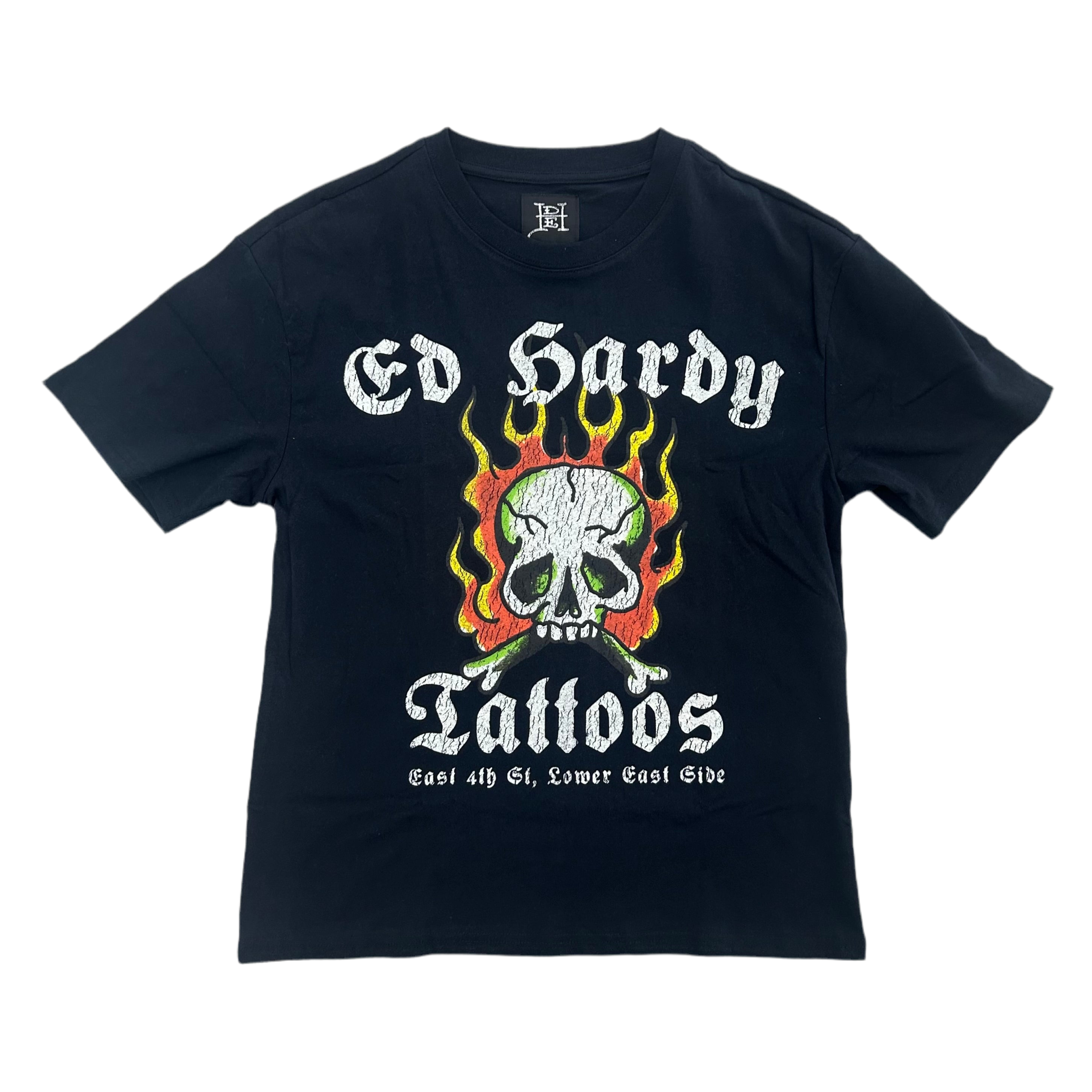 ED HARDY TATTOOS OVERSIZED TEE