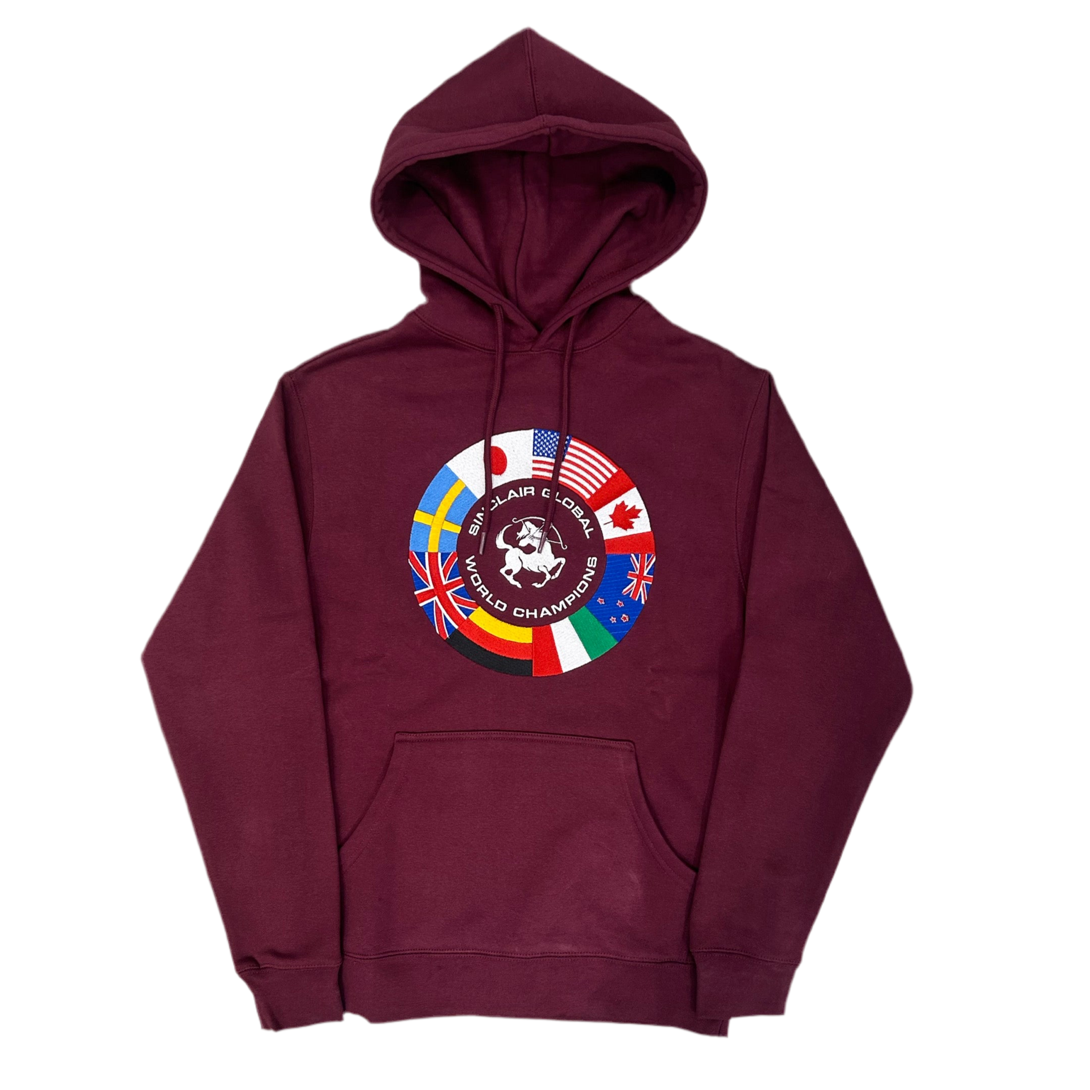 SINCLAIR BURGUNDY WORLD CHAMPIONSHIP HOODIE
