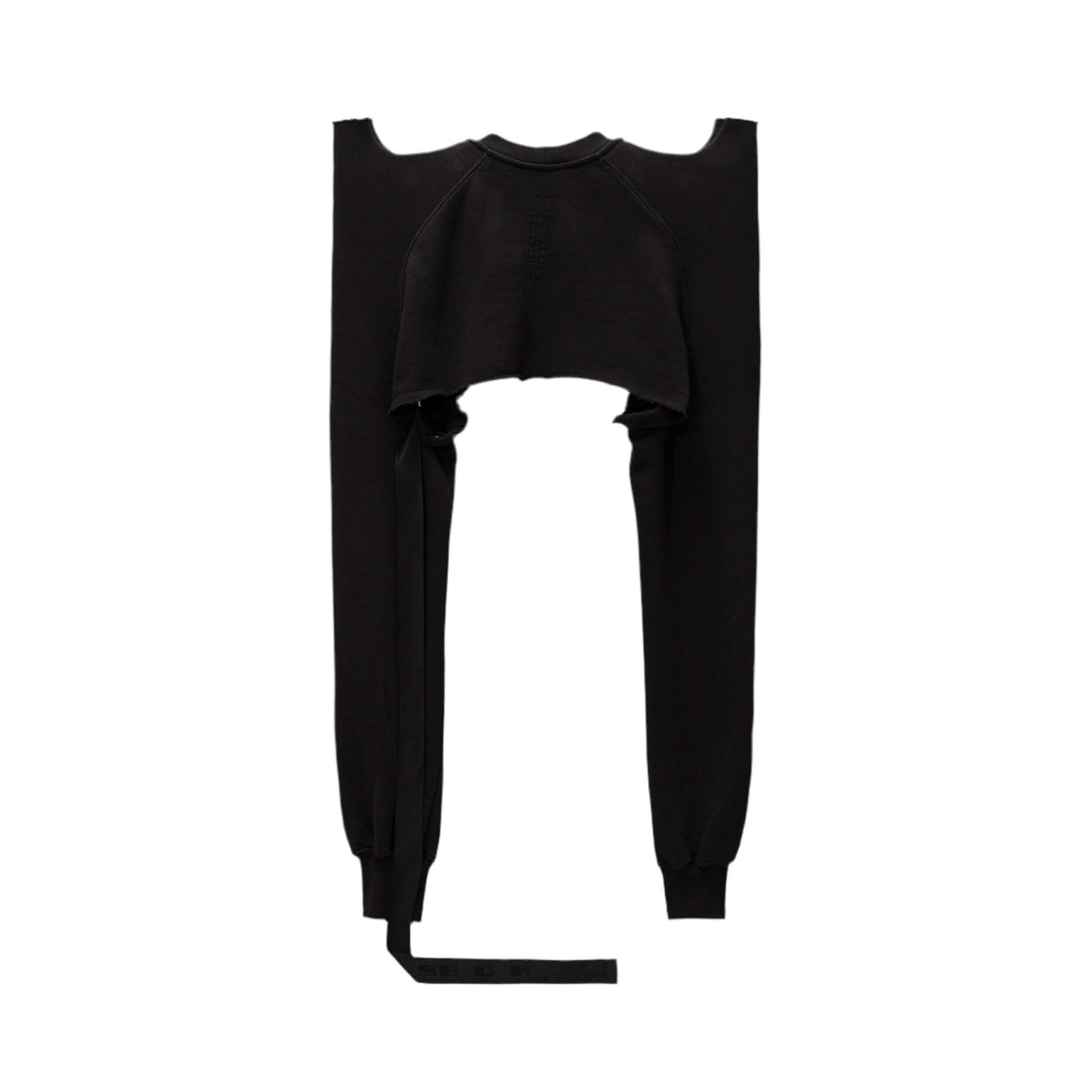 RICK OWENS DRKSHDW SS25 CROPPED TECSWEAT WOMEN