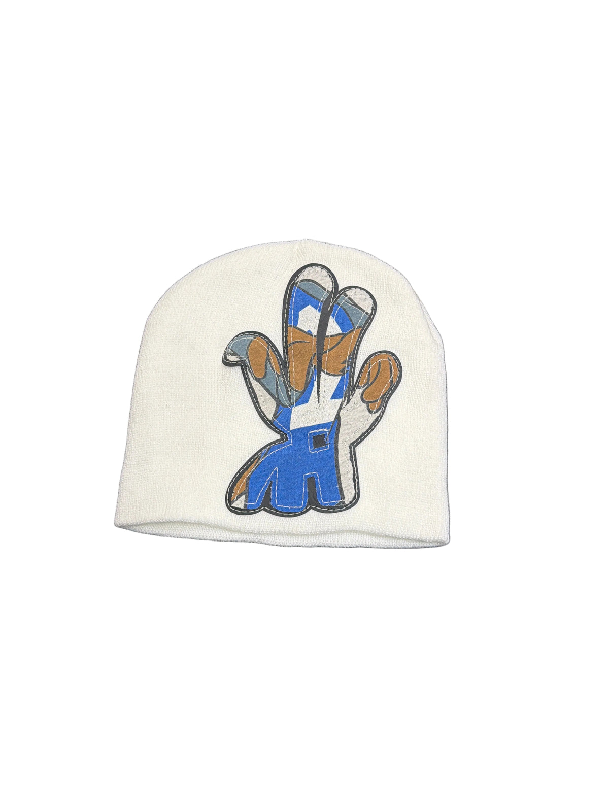 YKWYK WHITE Comic PATCH BEANIE