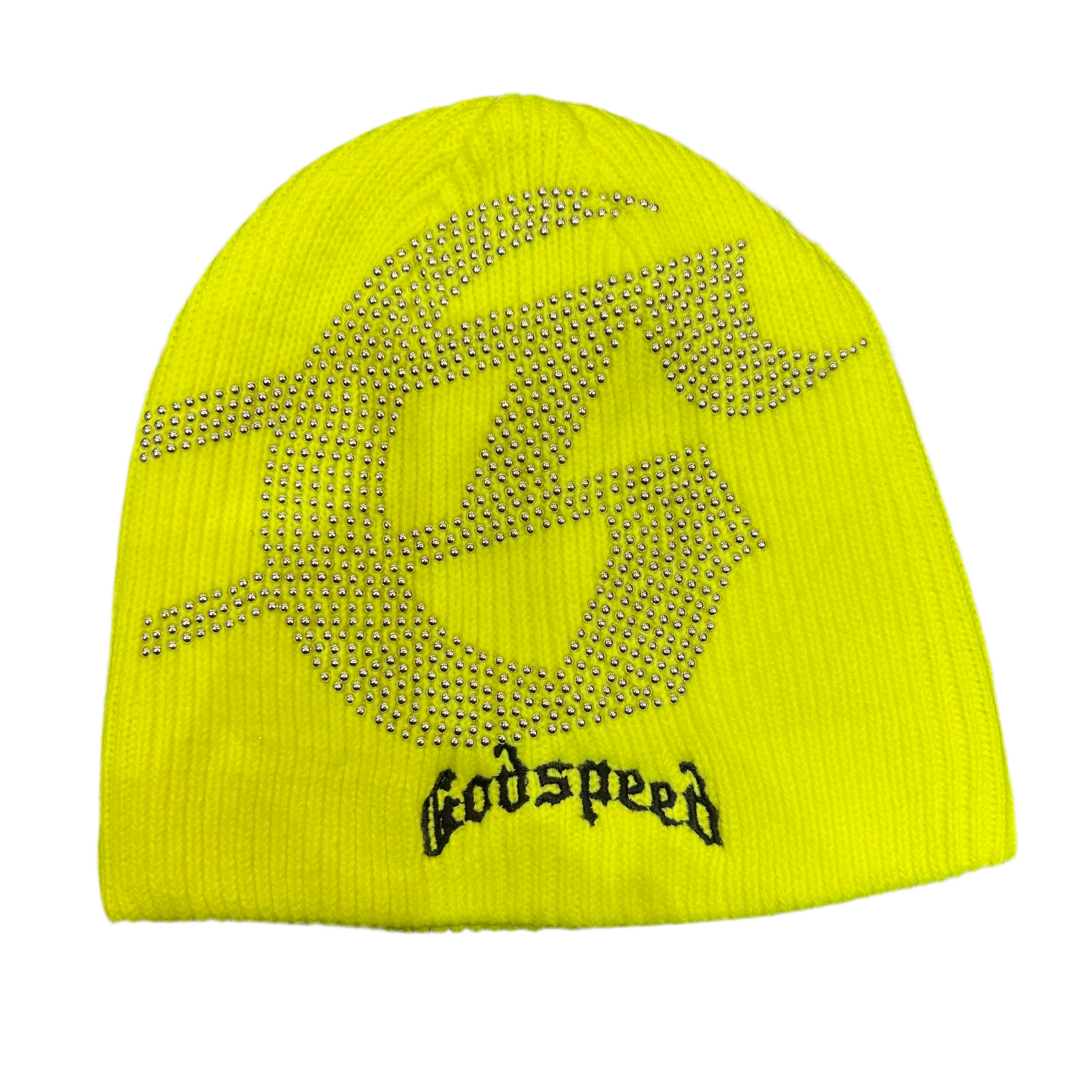 GODSPEED STUD BEANIE NEON YELLOW