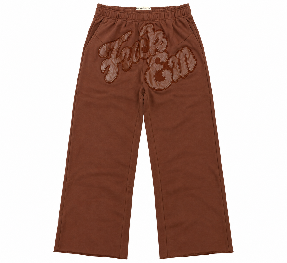 FUCK EM BROWN SWEATSET