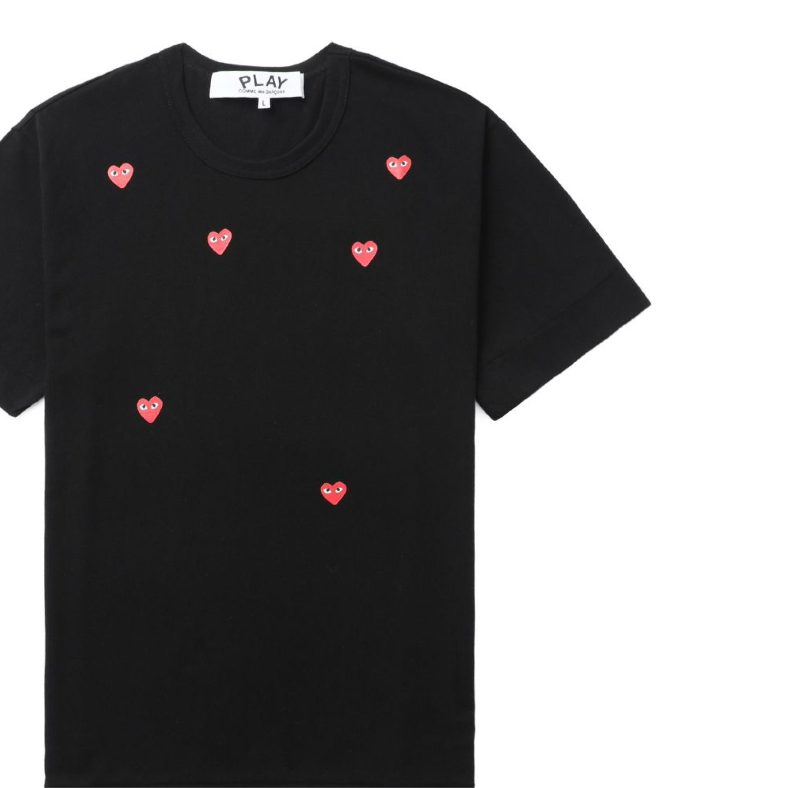 Comme Des Garçons Play
Scattered Hearts cotton T-shirt Black