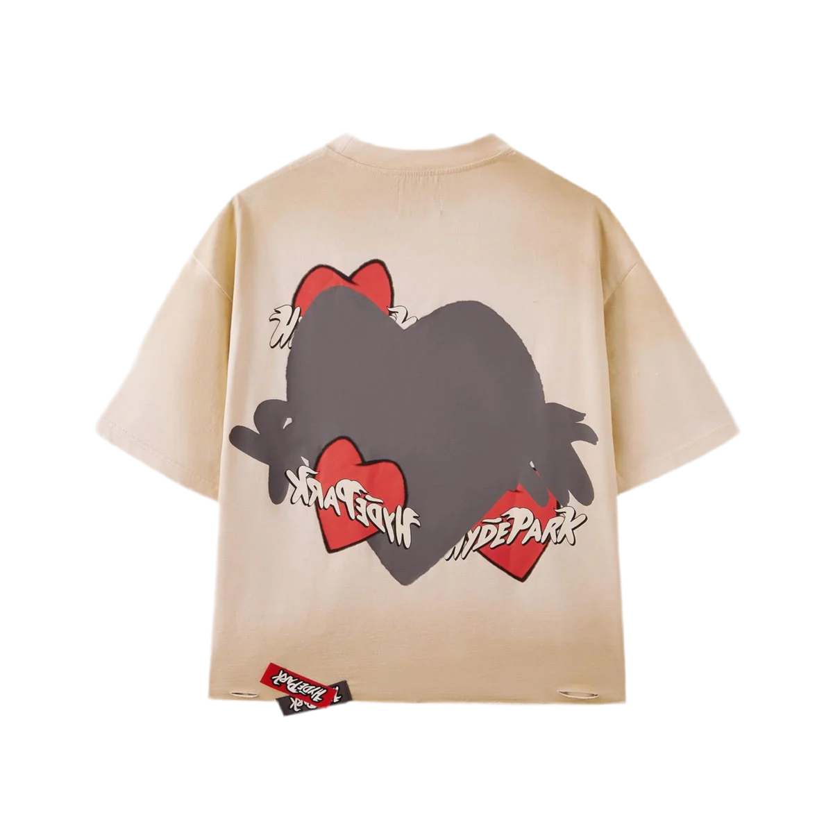 HYDE PARK SHOW N THROW TEE CREAM