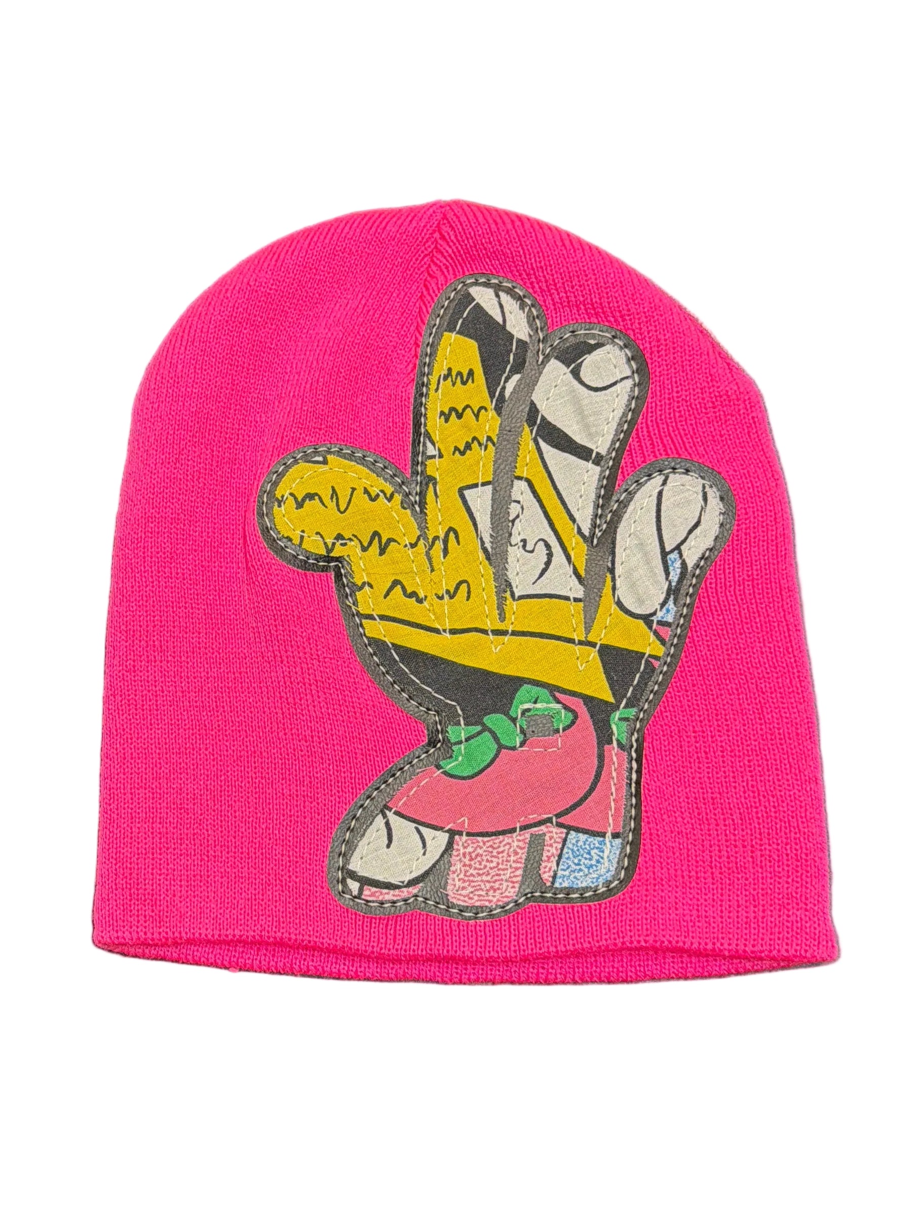 YKWYK COMIC BEANIE PINK