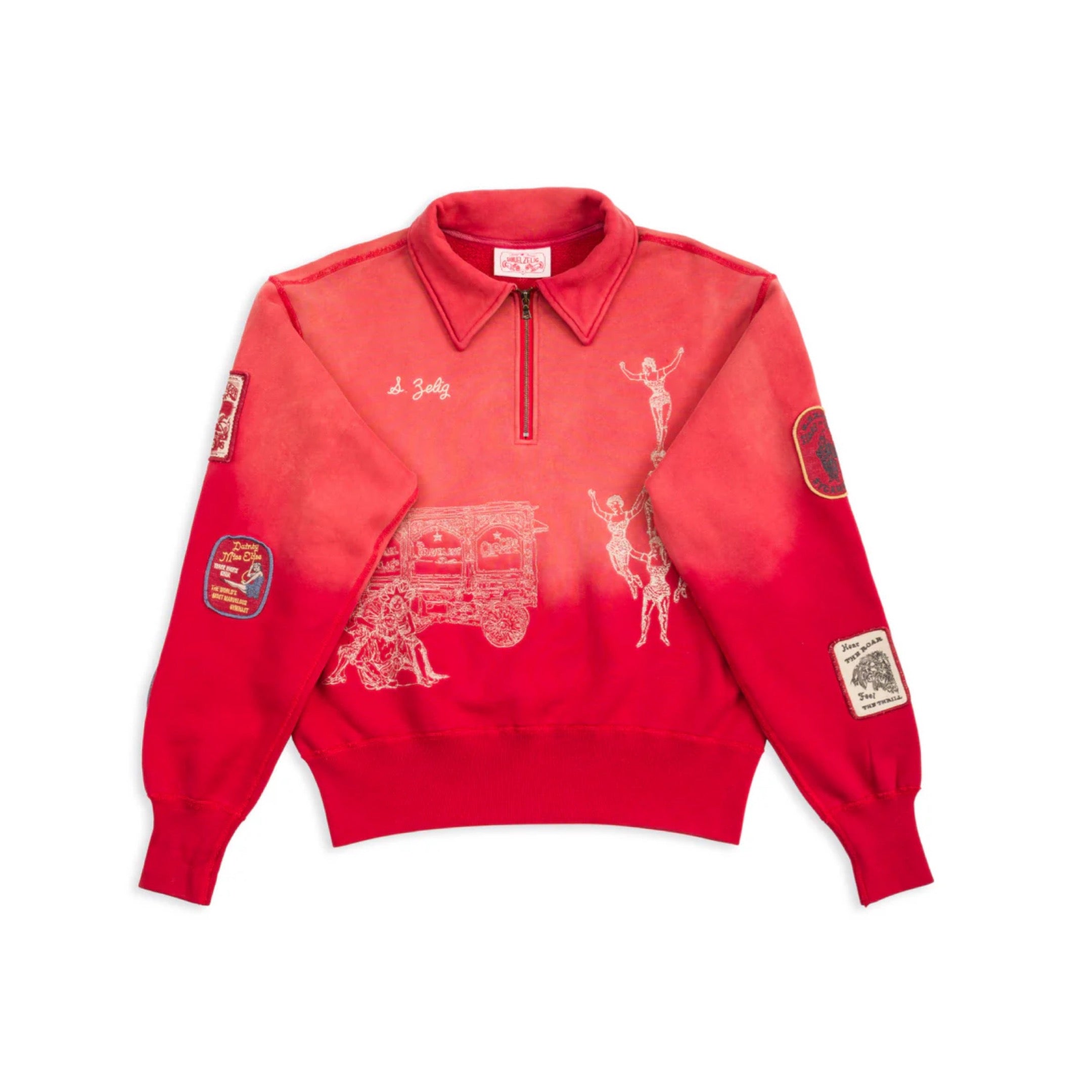 SAMUEL ZELIG CIRCUS ZIP RED
