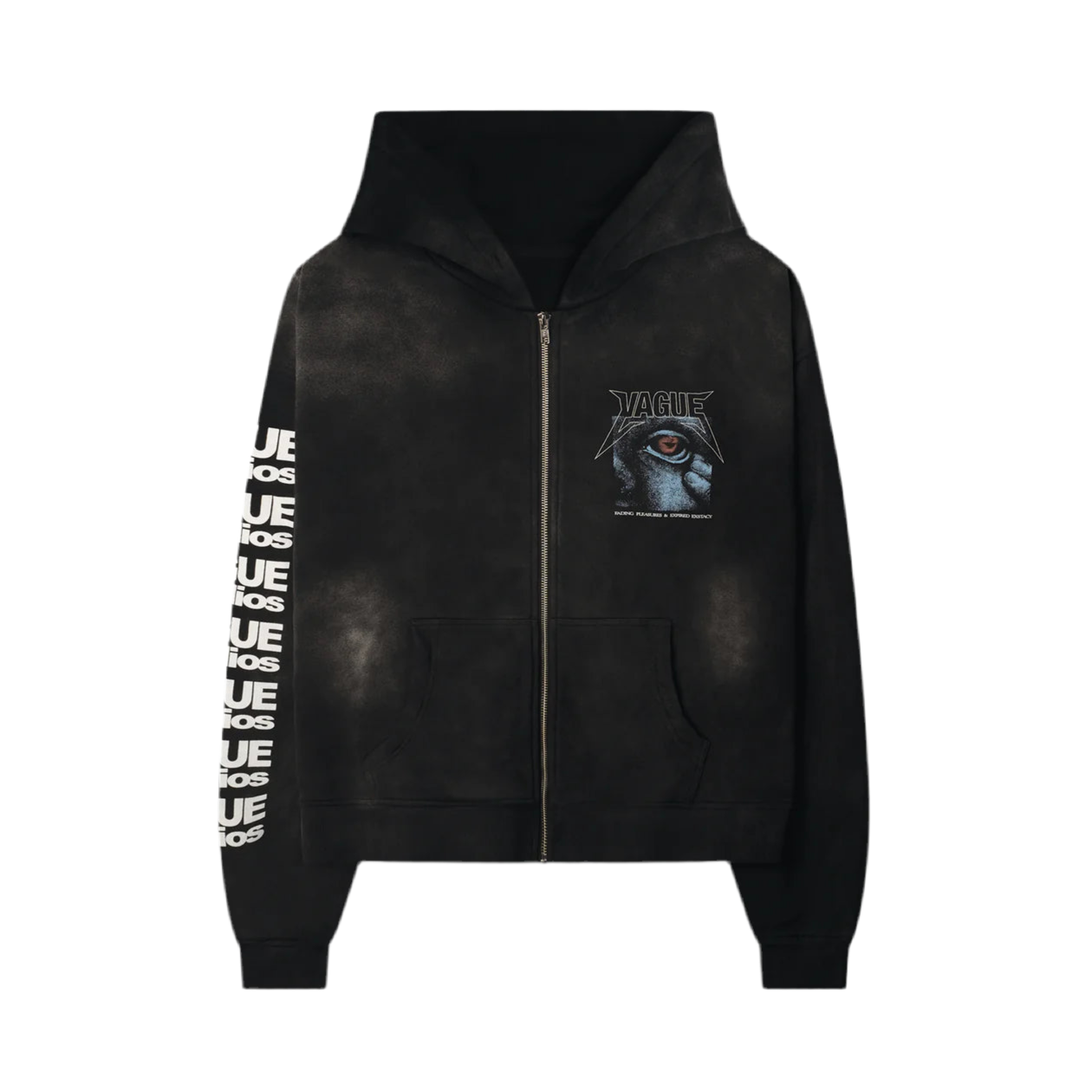 Vague Studios FADING PLEASURES ZIP UP SUNBEAT BLACK