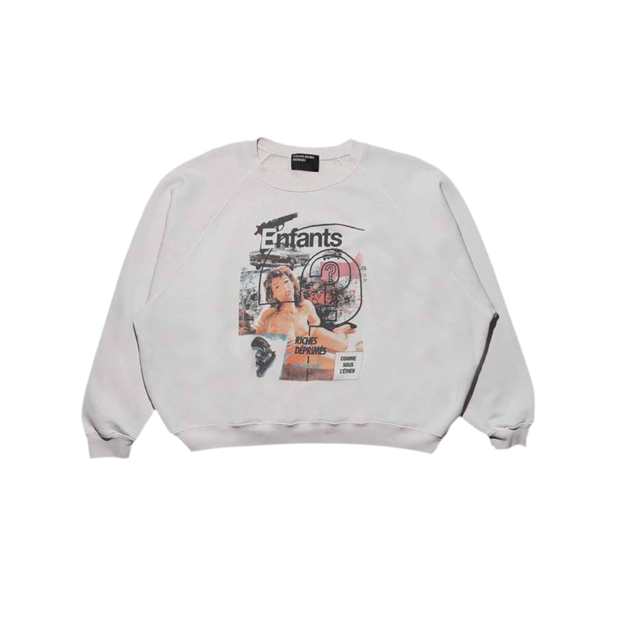 Enfants Riches Déprimés White Thrilling Raglan Sweatshirt