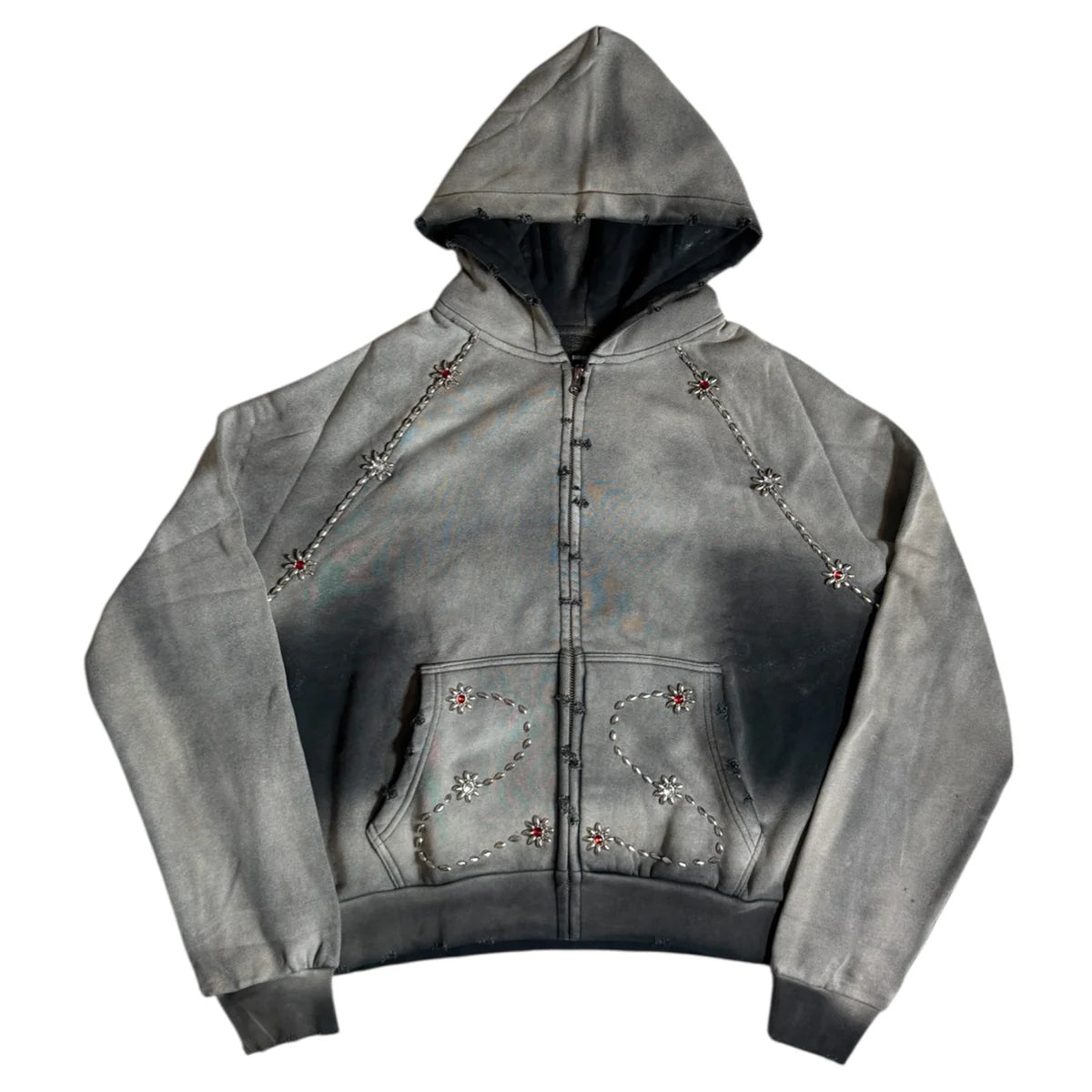 Brainwash Sun Flower Zip Up