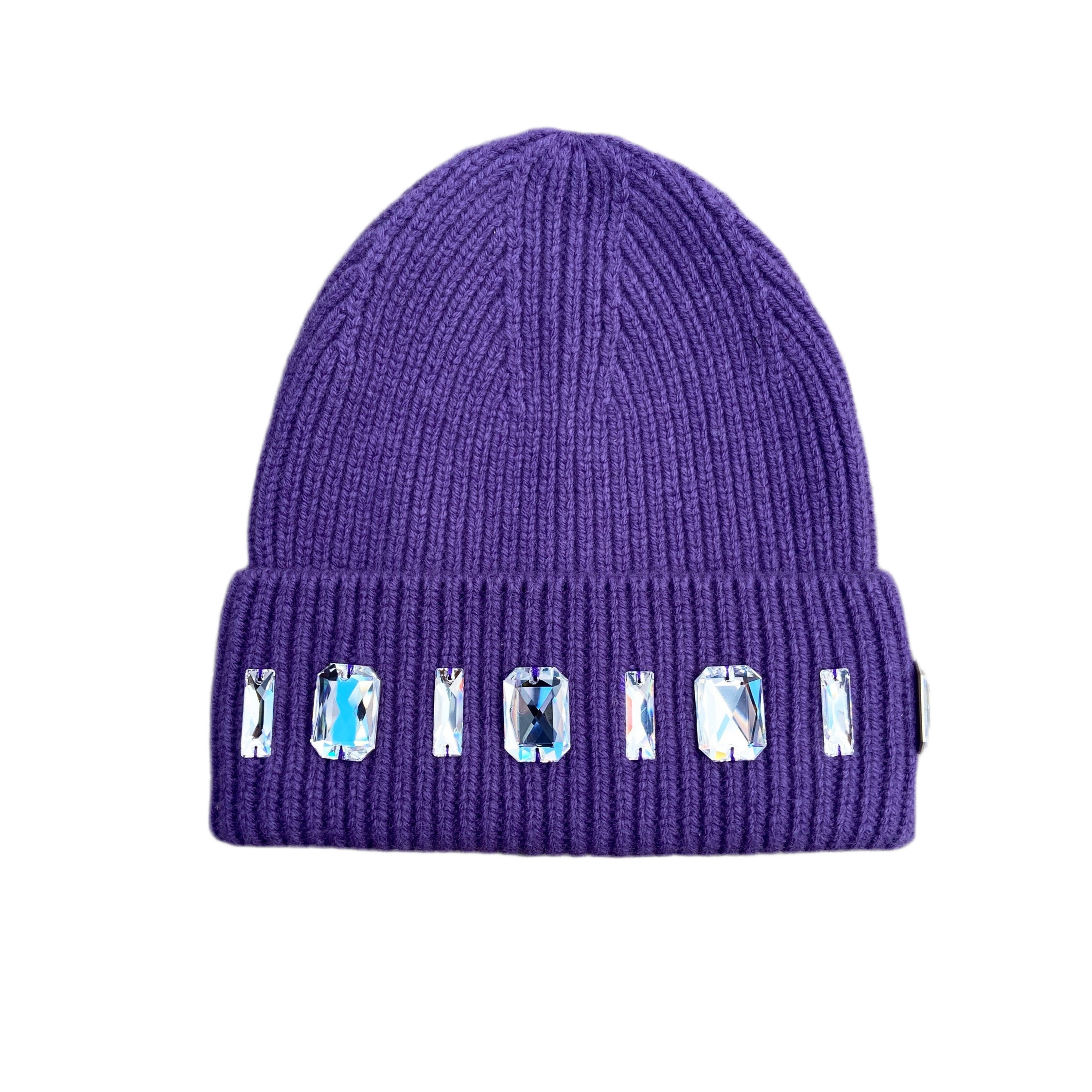 Louis Crown Beanie - Purple