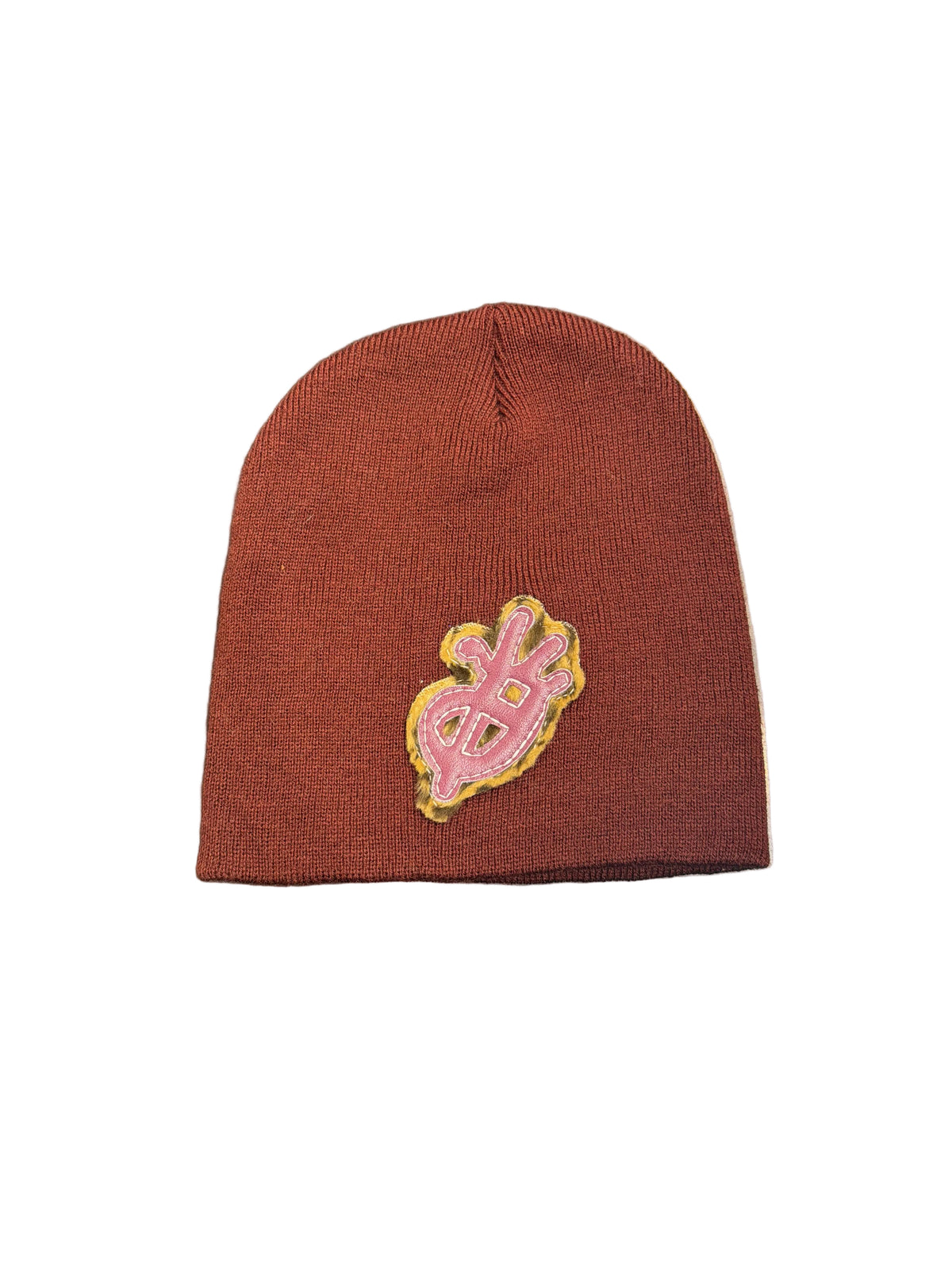 YKWYK Cheetah Small Patch BEANIE