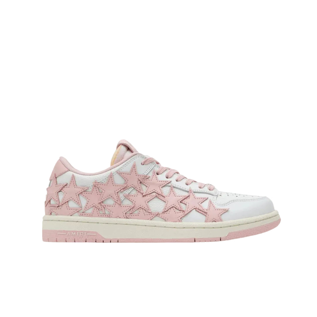 Amiri Stars Low White Pink