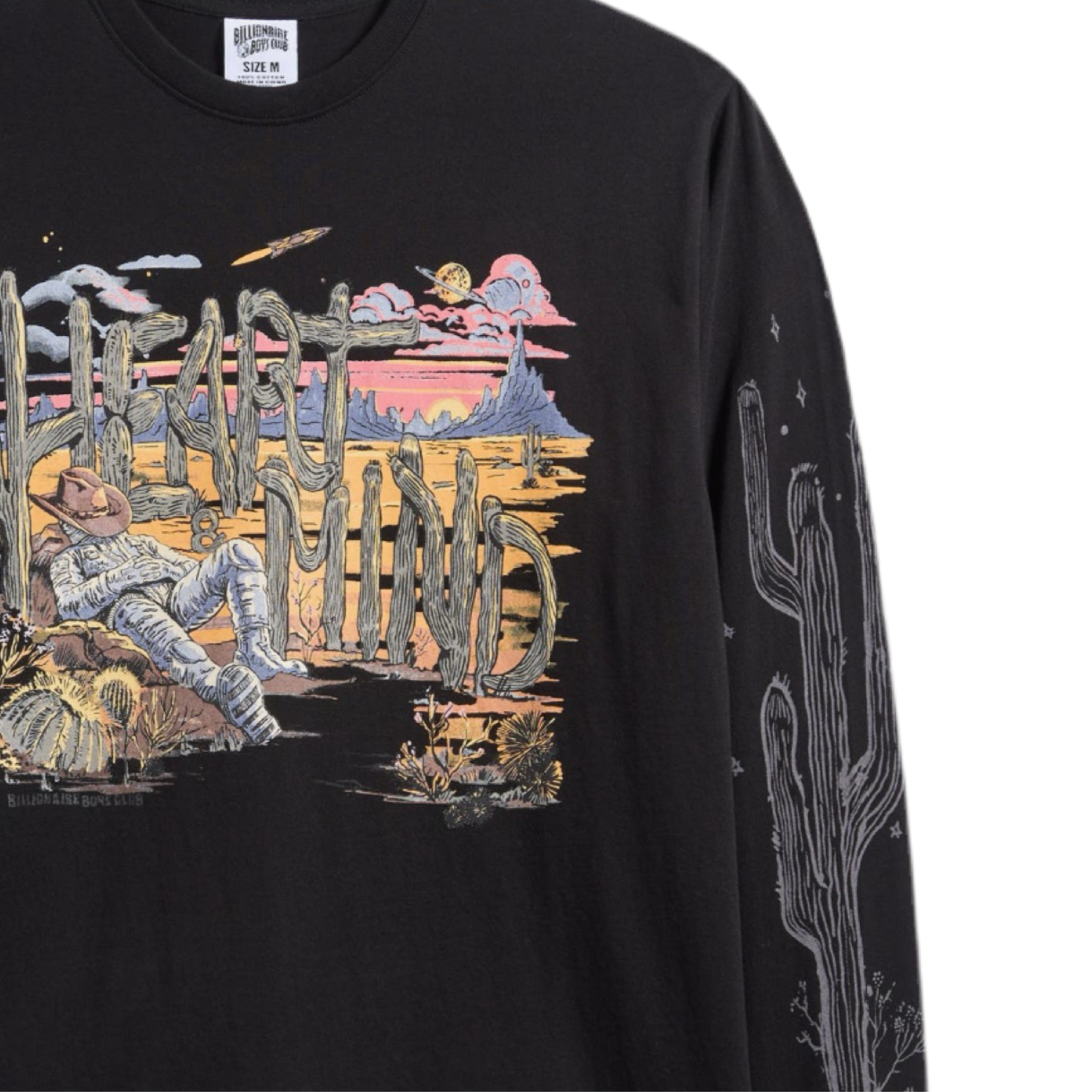 BILLIONAIRE BOYS CLUB BB SIESTA LS TEE BLACK