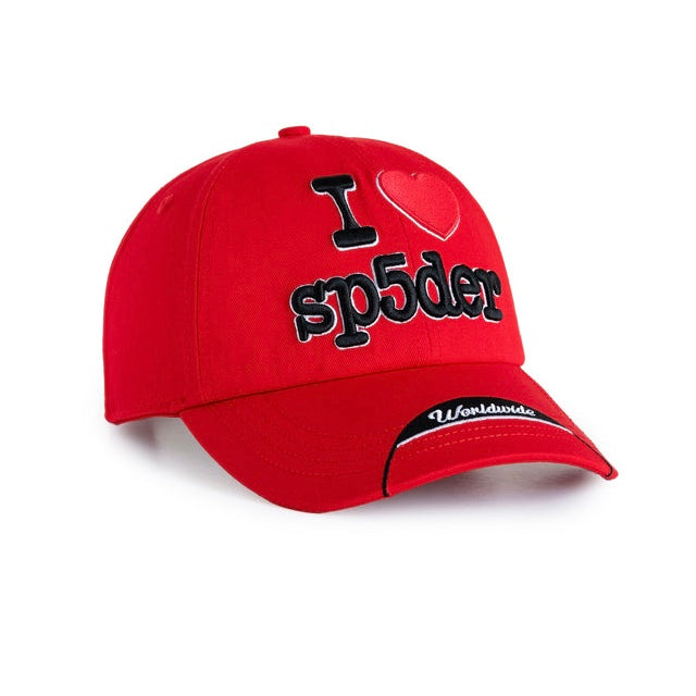 SP5DER SOUVENIR 6-PANEL HAT RED
