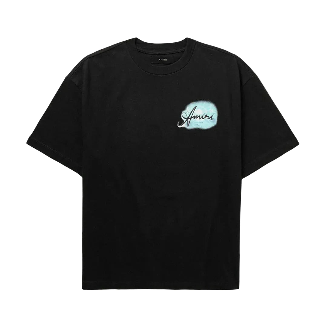 Amiri Paradise Airbrush Tee Black