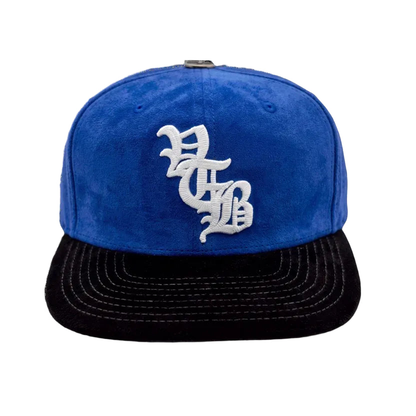 Vertabrae Royal Blue Suede Snapback