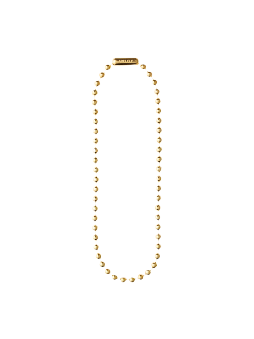 AMBUSH BALL CHAIN NECKLACE 925 (7600 GOLD NO COLOR)