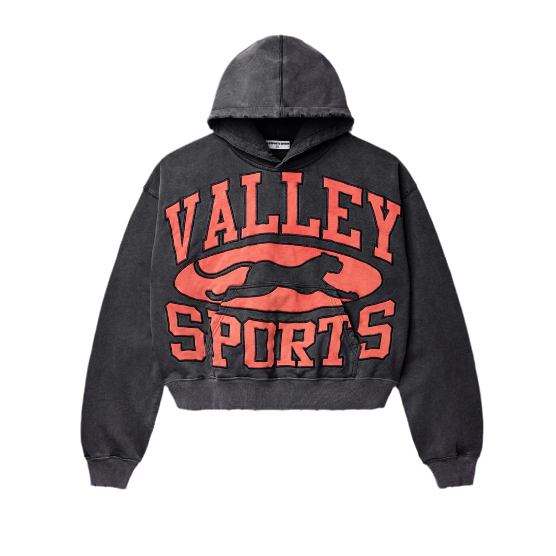 VALE FOREVER BLACK CREST PULLOVER WITH RED