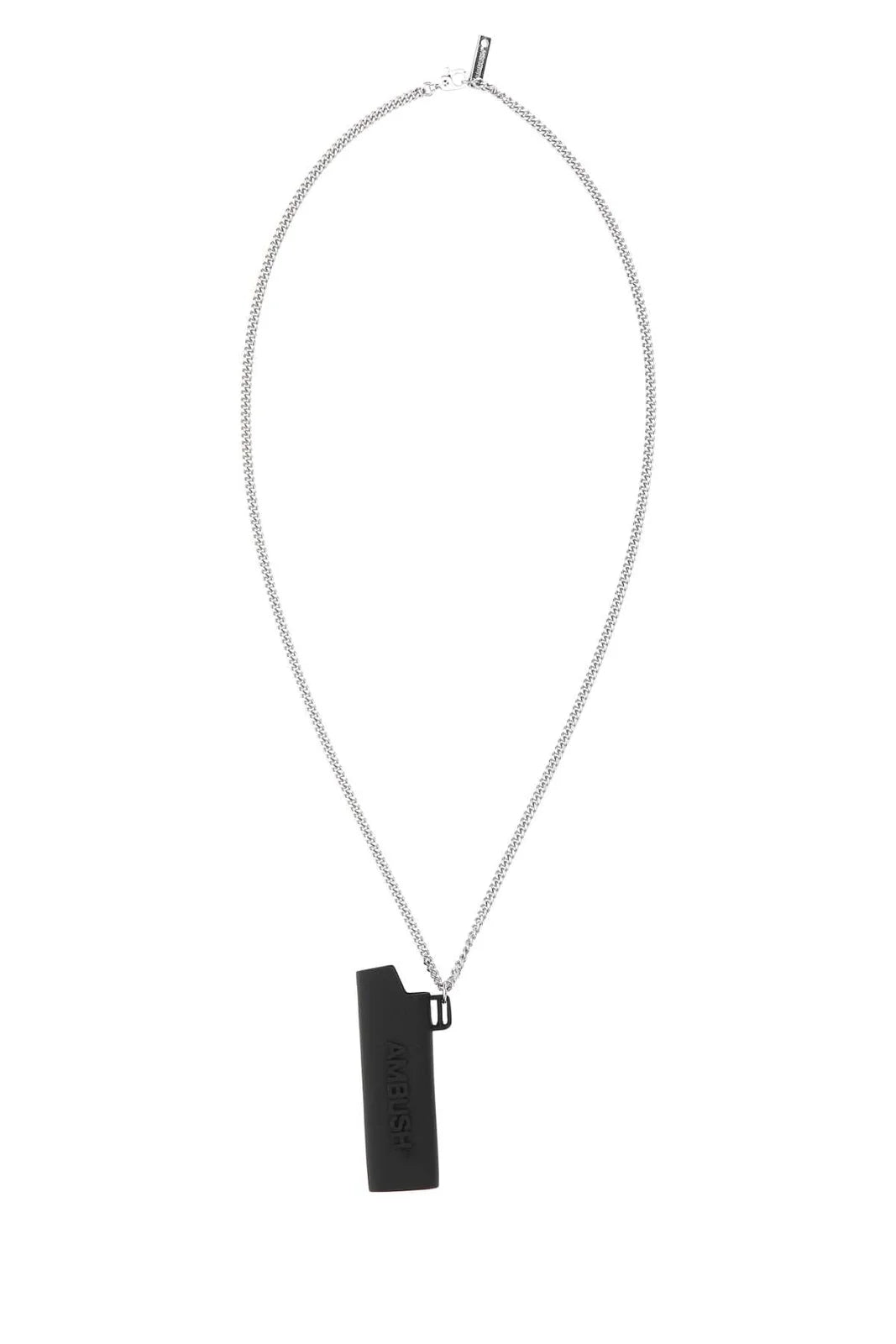 AMBUSH LOGO LIGHTER CASE NECKLACE - BLACK