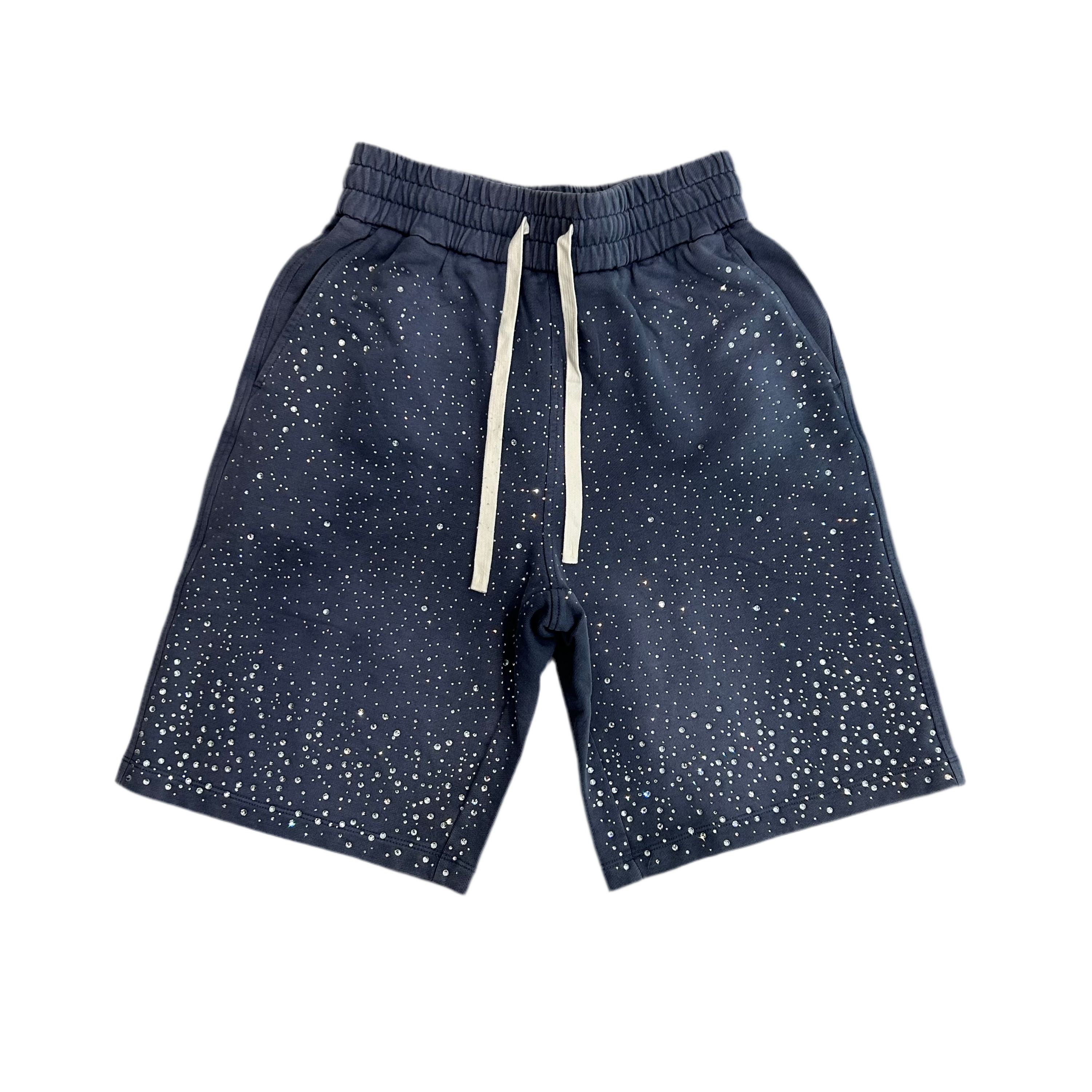DUAA| SUCCESS NAVY STONE SWEAT SHORT