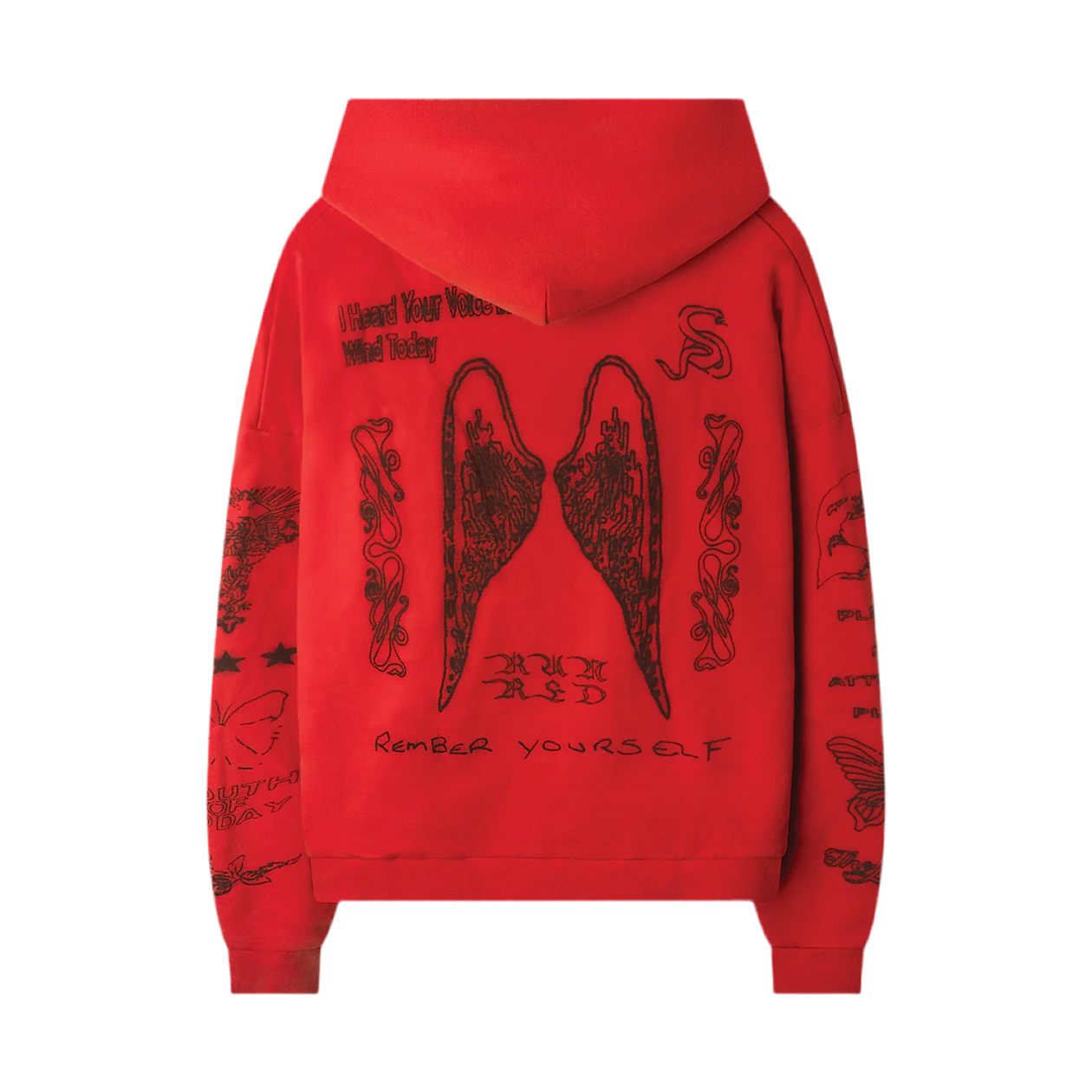 VAGUE STUDIOS SKIN DEEP ZIP UP RED