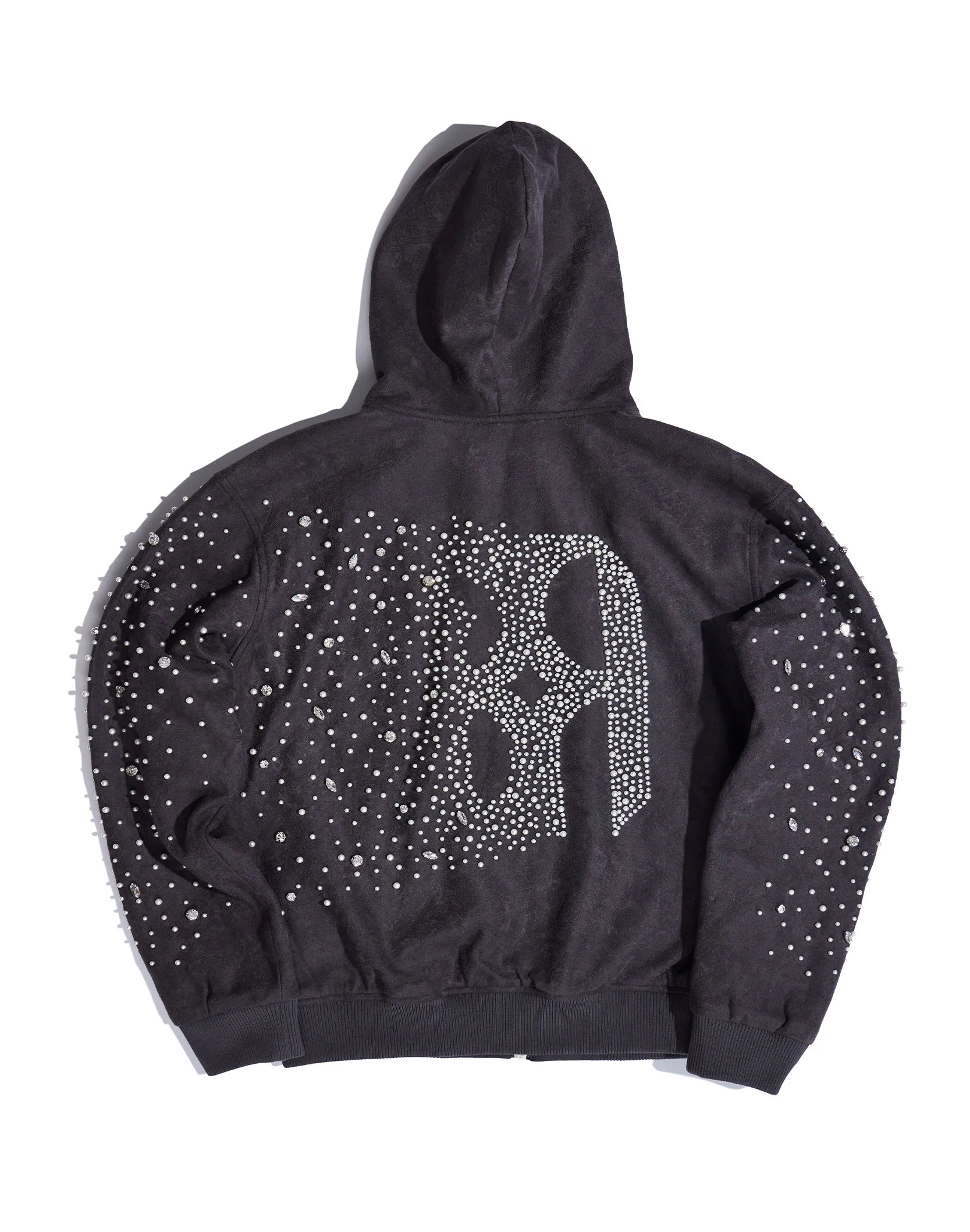 BIRTH OF ROYAL CHILD | Cashew Blossom Pearl Zipper Hoodie