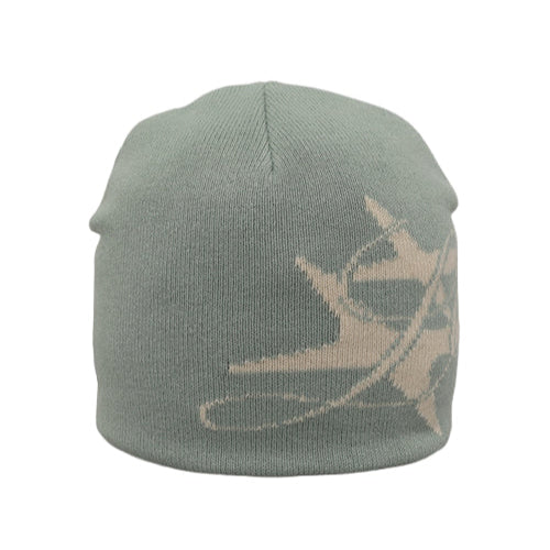 LOITER Hybrid Skull Knit Beanie Sage