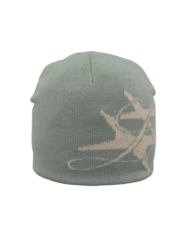LOITER Hybrid Skull Knit Beanie Sage