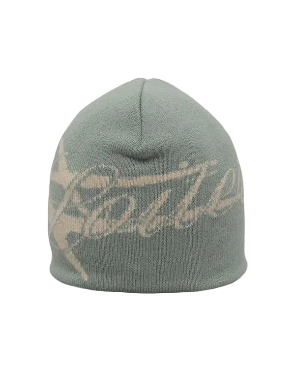 LOITER Hybrid Skull Knit Beanie Sage