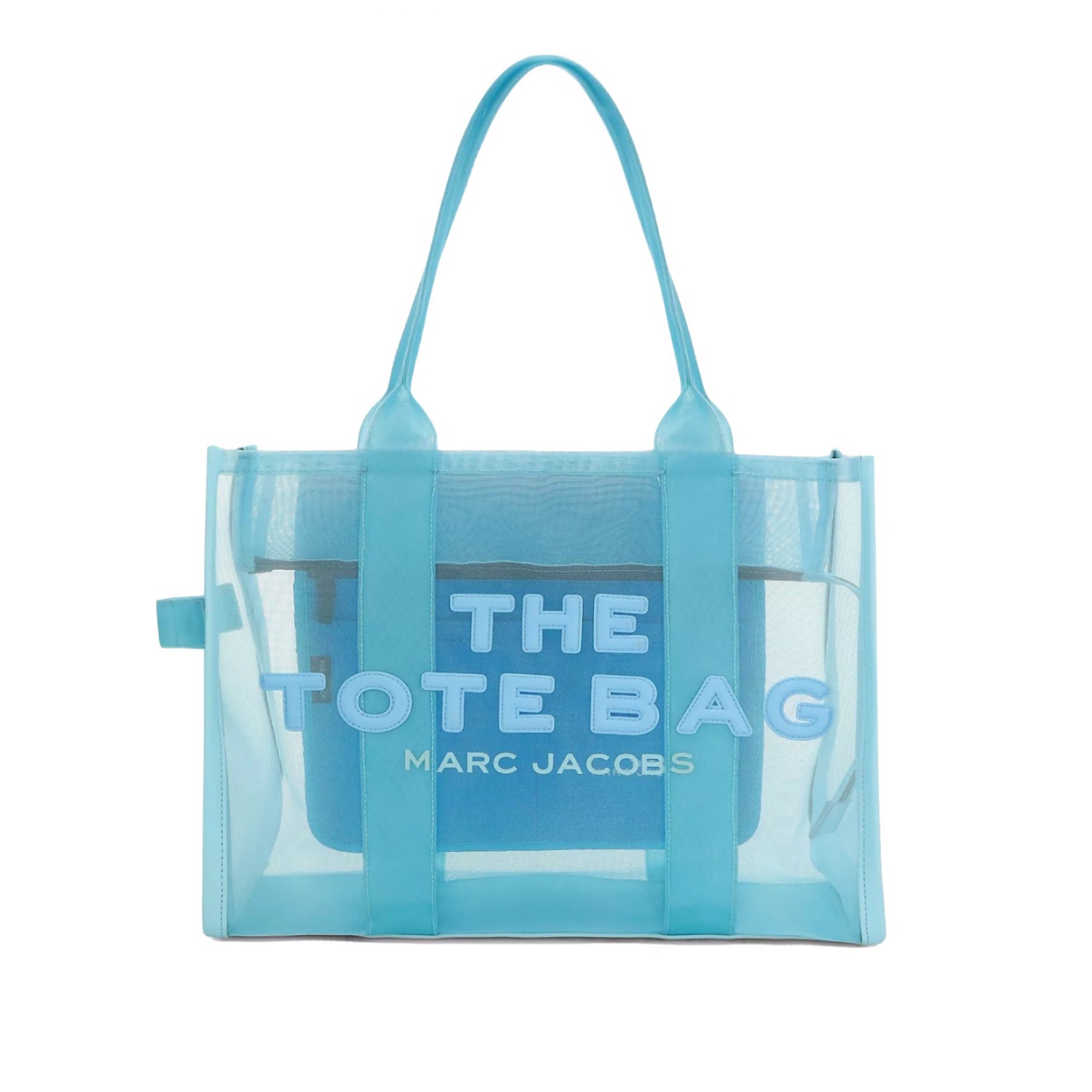 MARC JACOBS THE LARGE MESH TOTE PALE BLUE