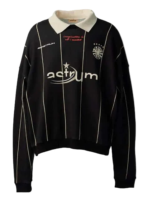 ASTRUM Imagination Football Top Black