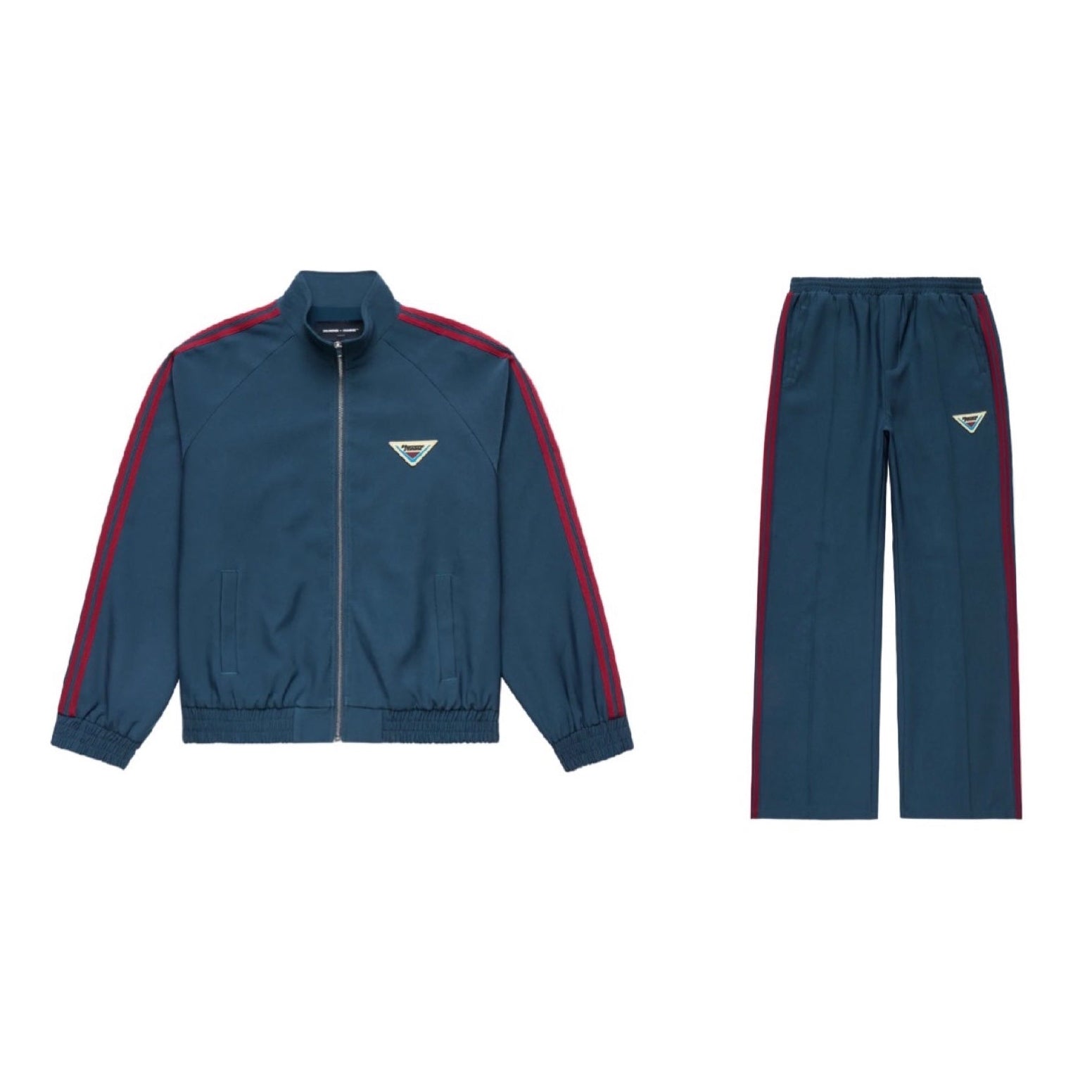 Classic Track Set Blue and Burgundy