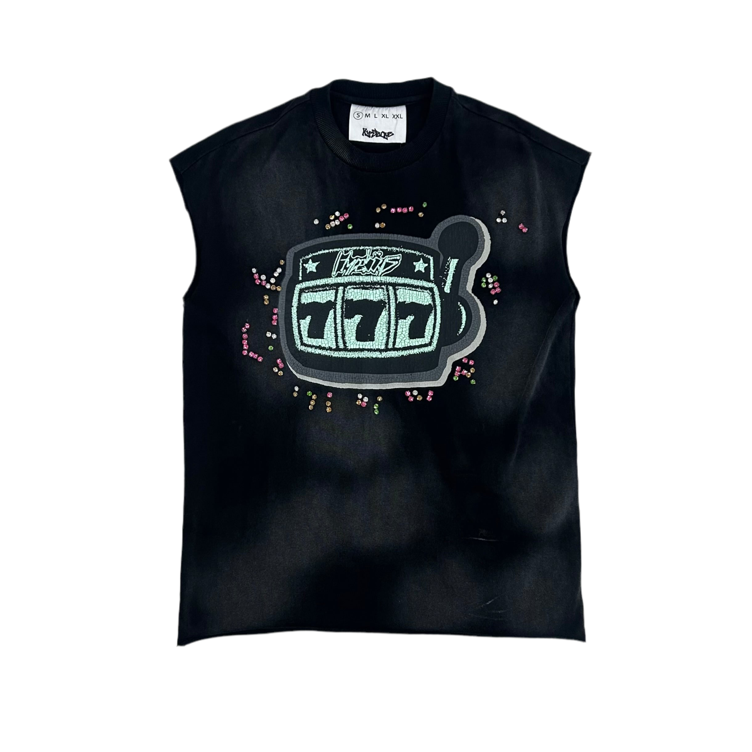HYPEBOYS 777 SLOTS BLACK JERSEY TANK