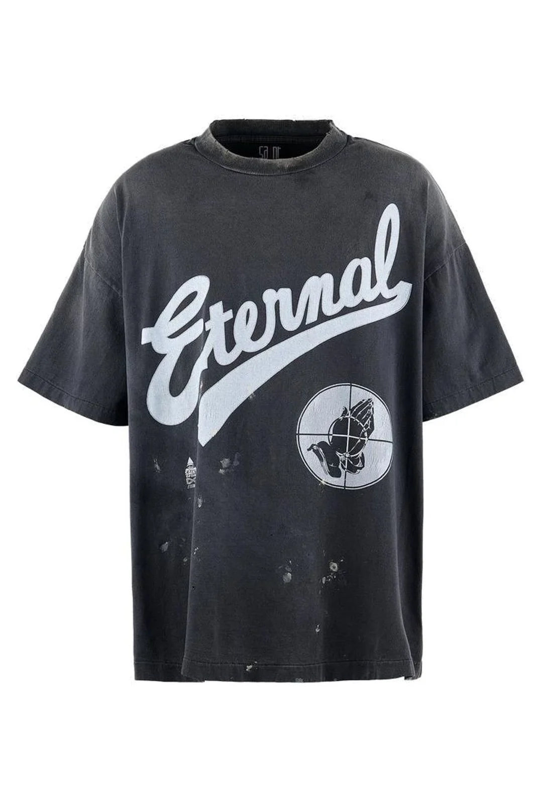 SAINT MXXXXXX X Fear Of God Graphic Printed Crewneck T-Shirt
