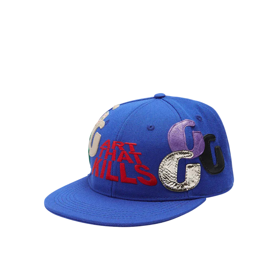 GALLERY DEPT. ATK G Patch Fitted Cap Blue