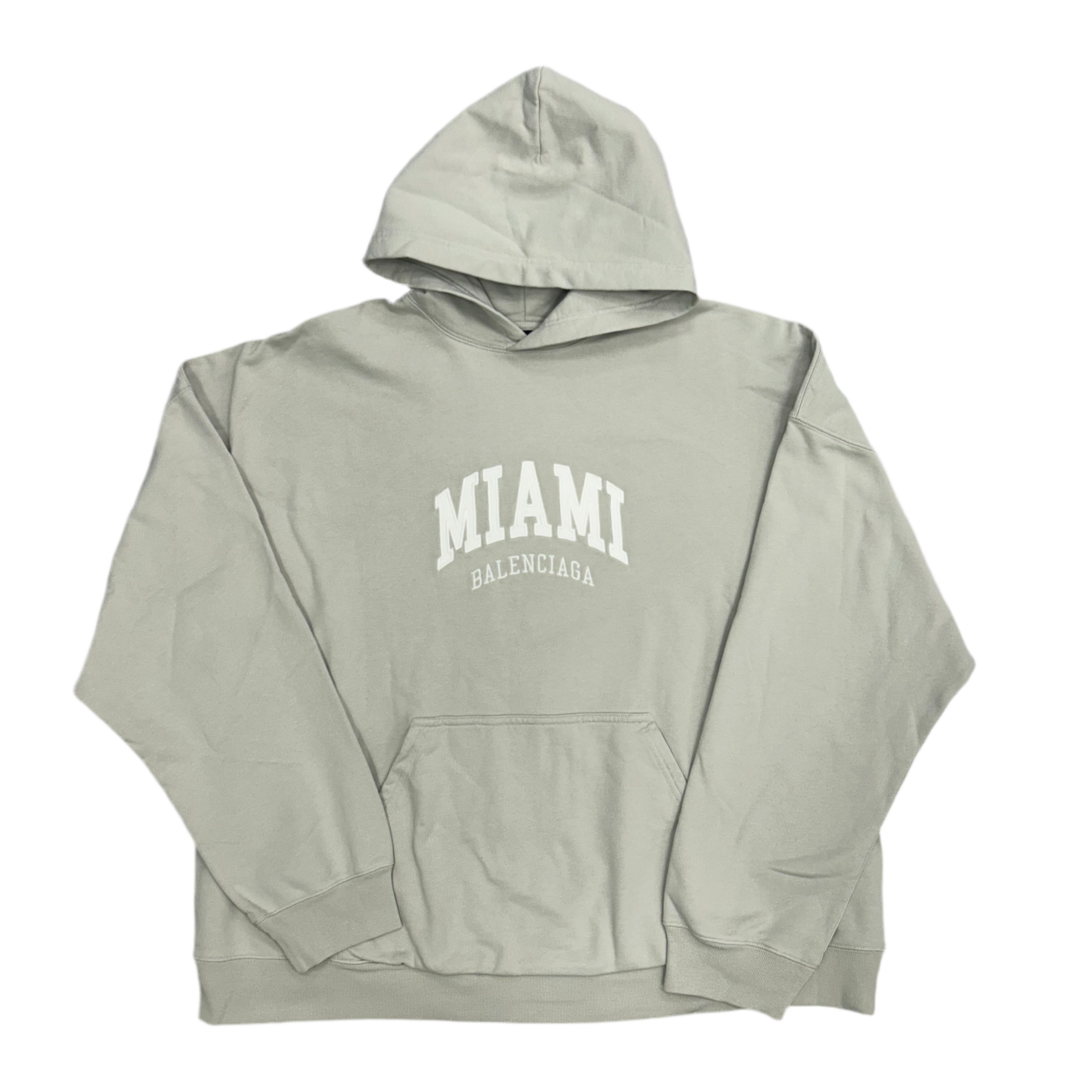 BALENCIAGA MIAMI MOLLEON HOODIE WHITE OFF-WHITE