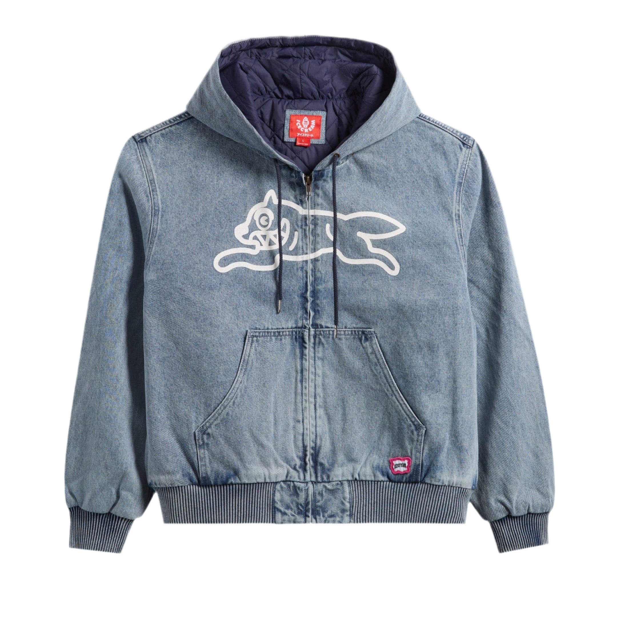 ICE CREAM VANILLA BEAN HOODED DENIM JACKET