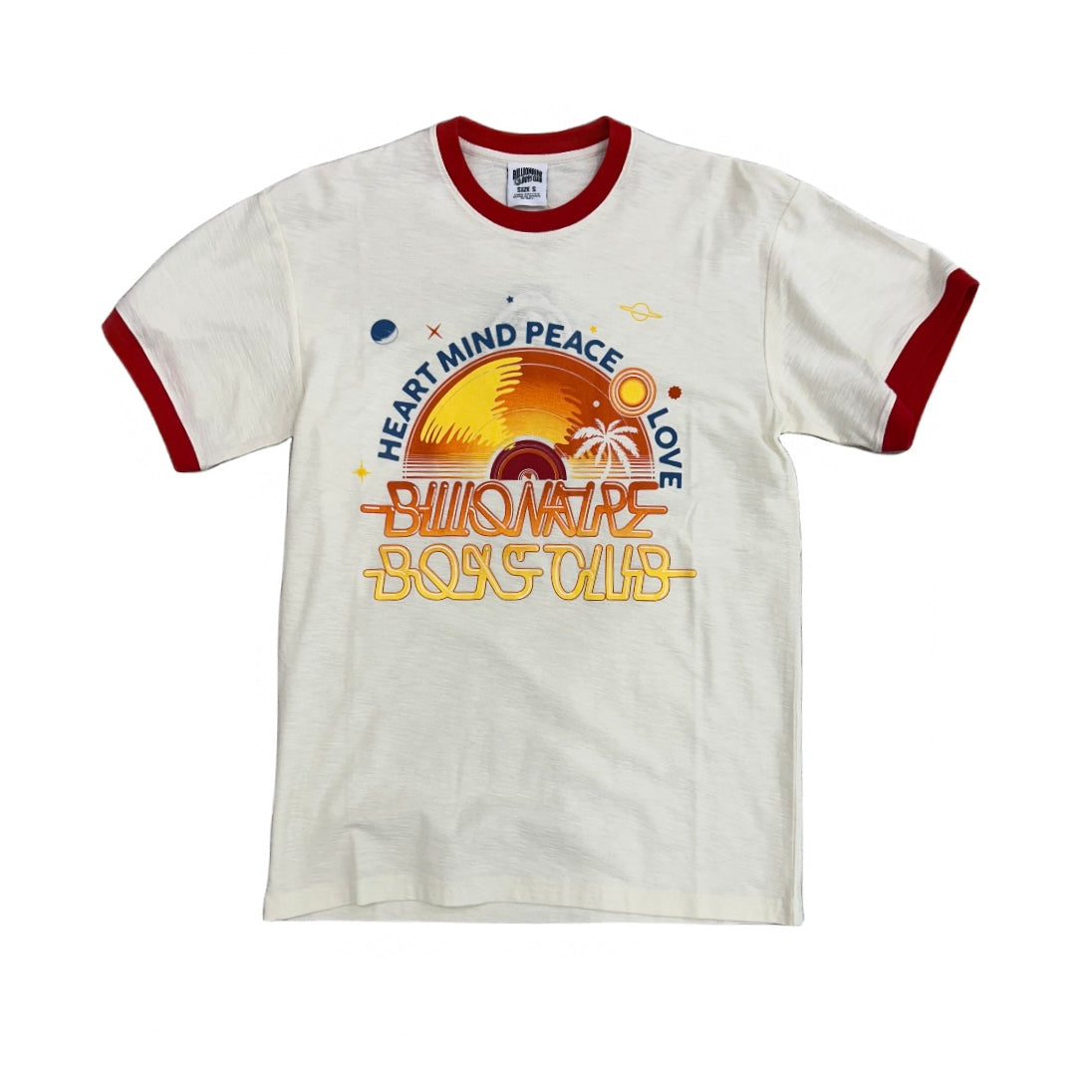BILLIONAIRE BOYS CLUB| BB RECORD SS KNIT GARDENIA