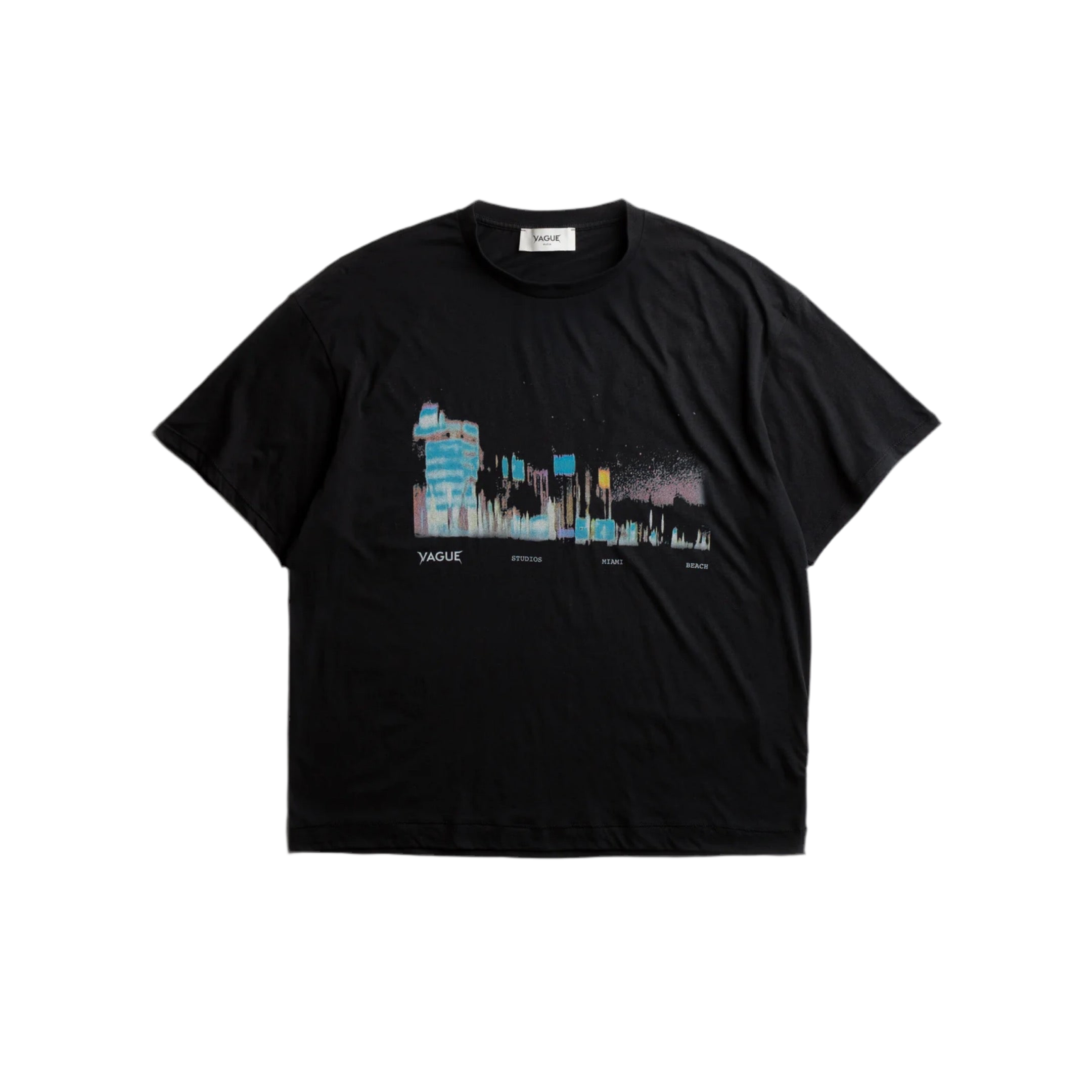 Vague Studios SOUTH BEACH TEE BLACK