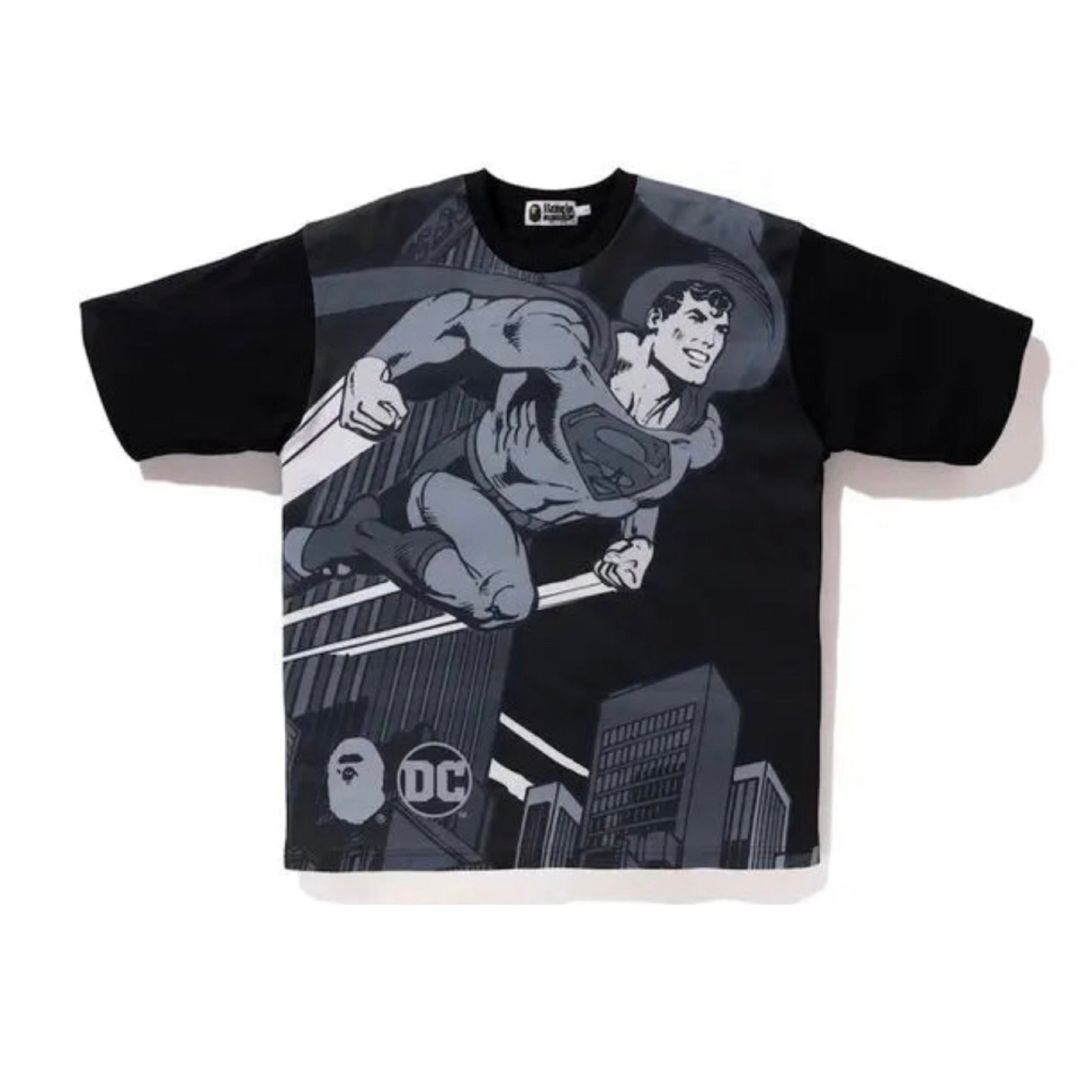 BAPE  x dc superman relaxed tee shirt
